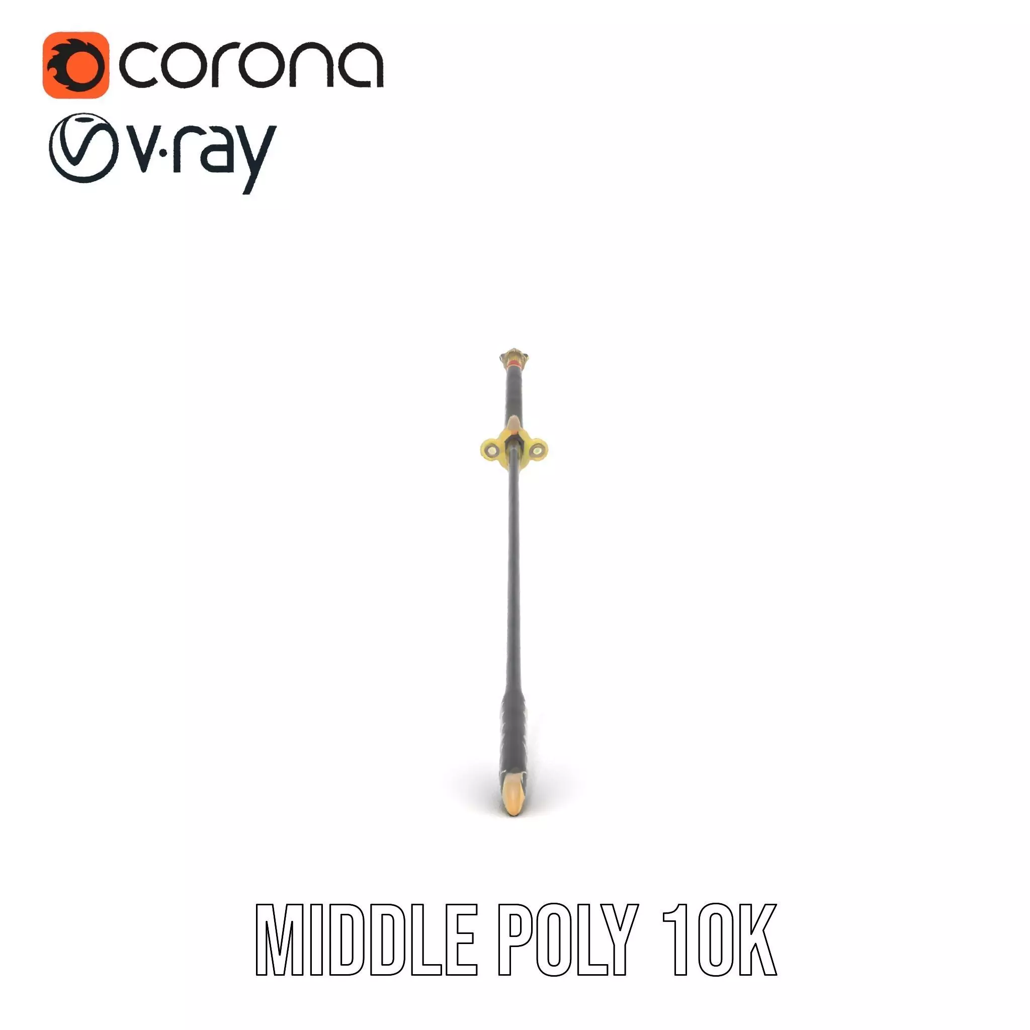 Samurai Katana model pack Low-poly 3D model_18