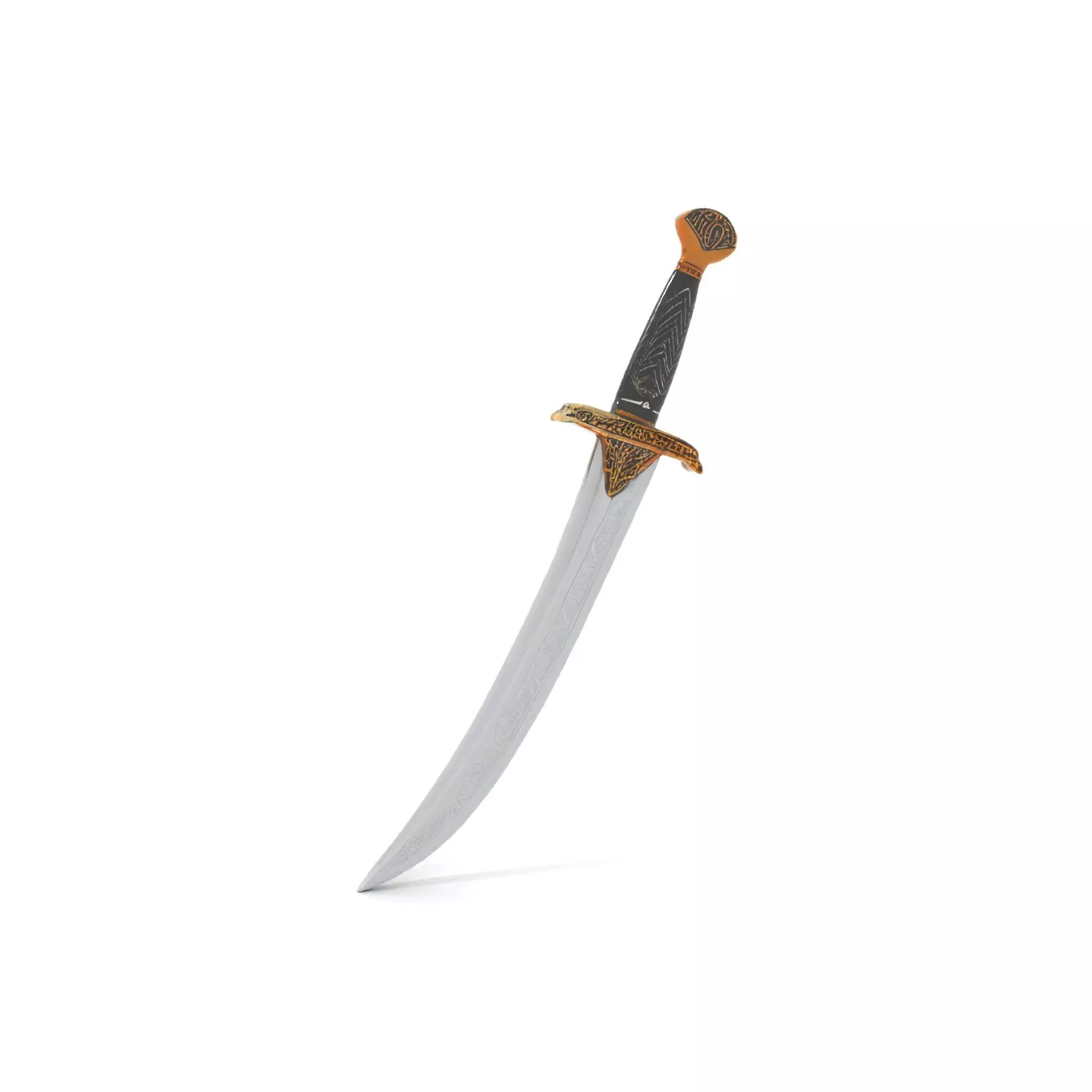 Elven Curved Blade model pack Low-poly 3D model_0