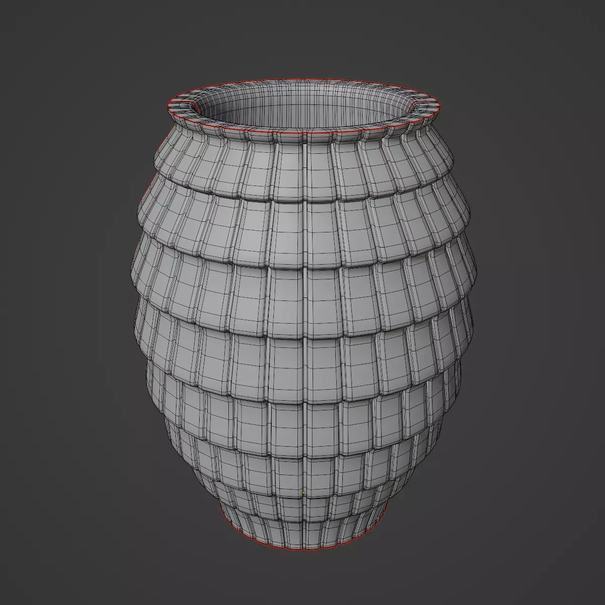 Porcelain Vase 04 3D model_8