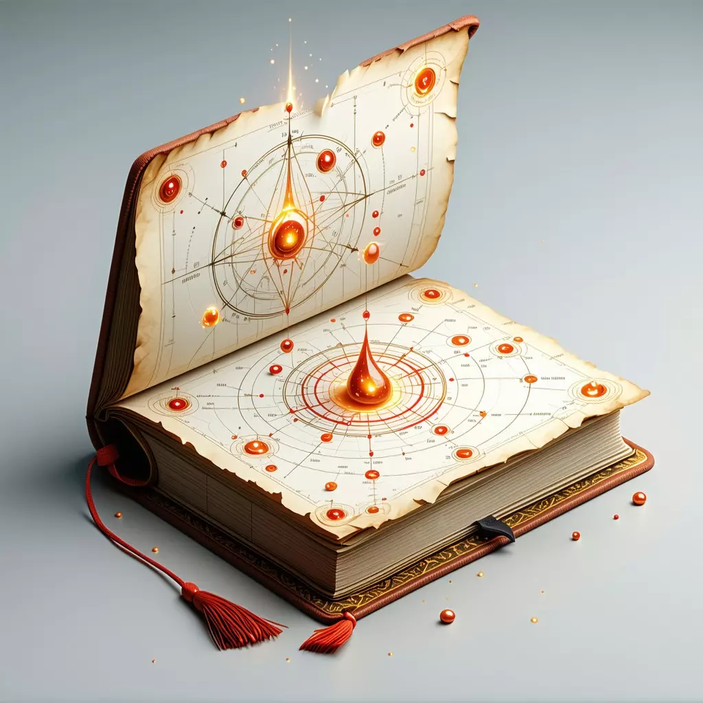 Ancient Magic Spell Book 3D Model Low-poly 3D model_0