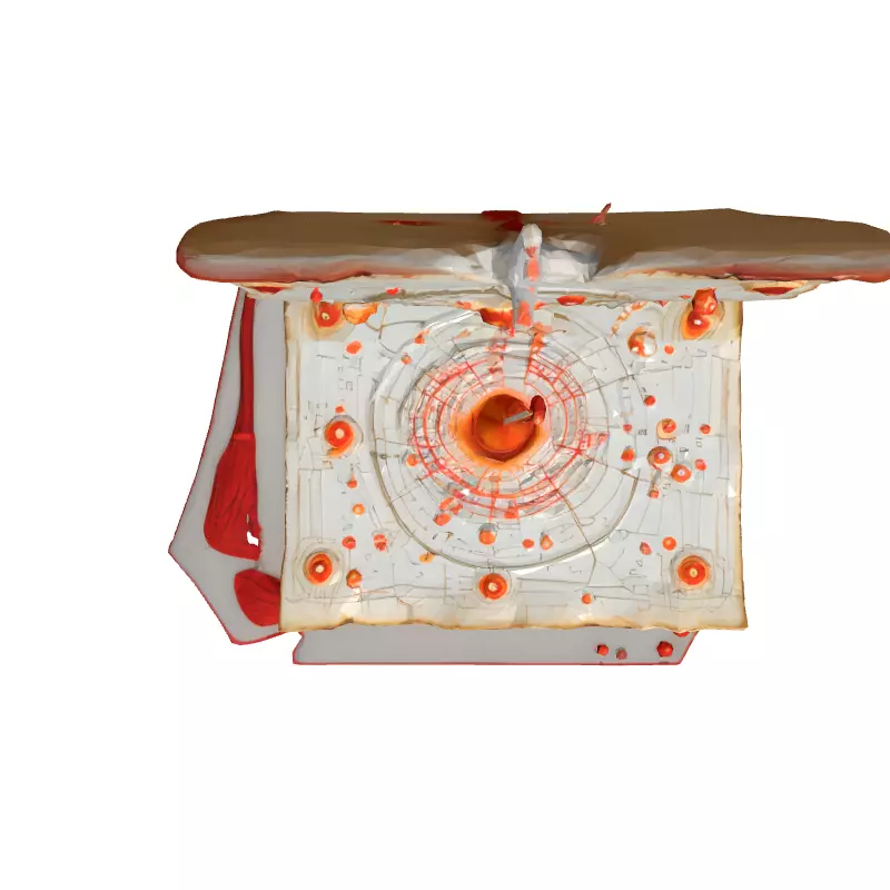 Ancient Magic Spell Book 3D Model Low-poly 3D model_8