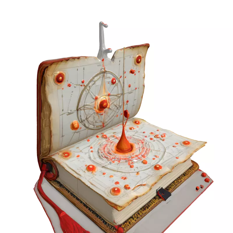 Ancient Magic Spell Book 3D Model Low-poly 3D model_3