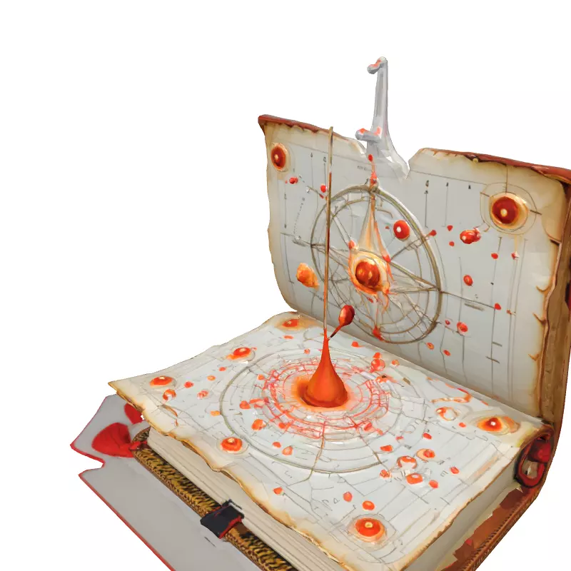 Ancient Magic Spell Book 3D Model Low-poly 3D model_2