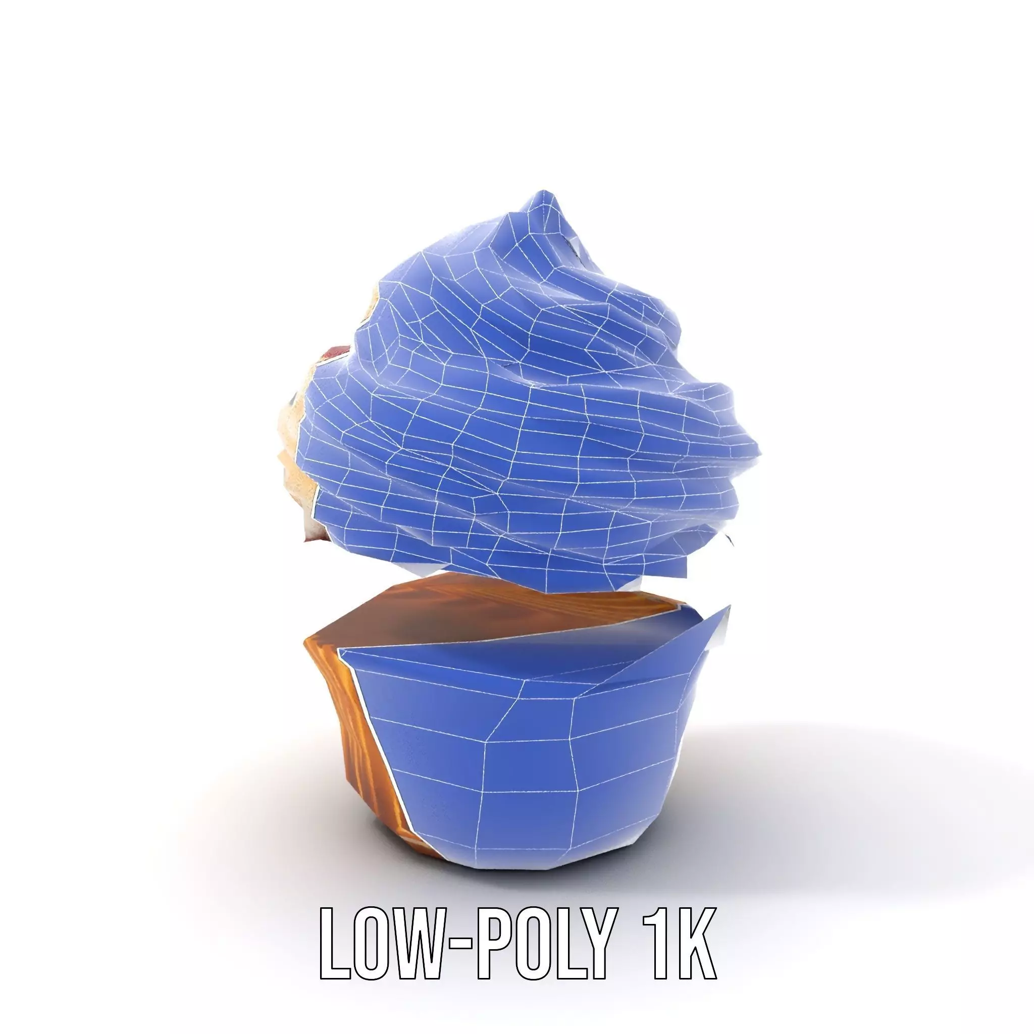 Vanilla Cupcake Delight model pack Low-poly 3D model_25
