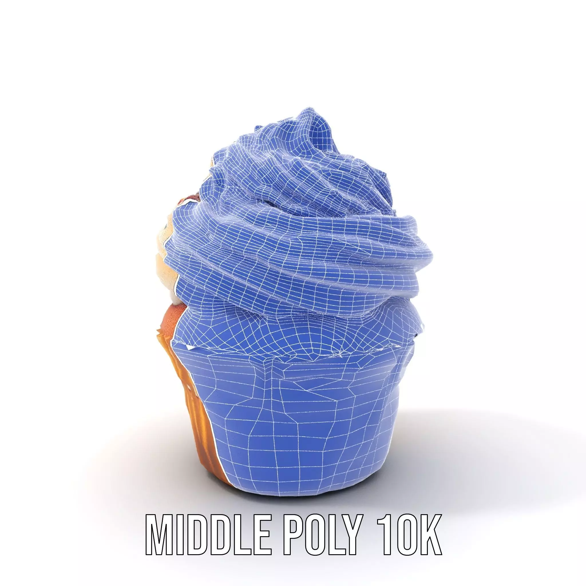 Vanilla Cupcake Delight model pack Low-poly 3D model_18