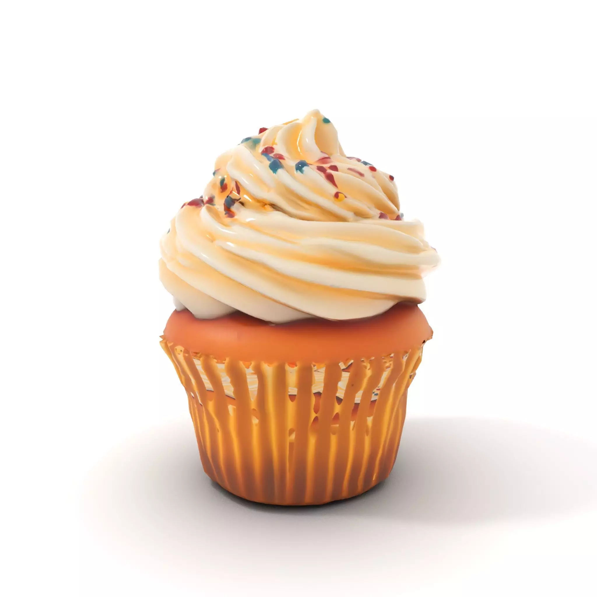 Vanilla Cupcake Delight model pack Low-poly 3D model_11