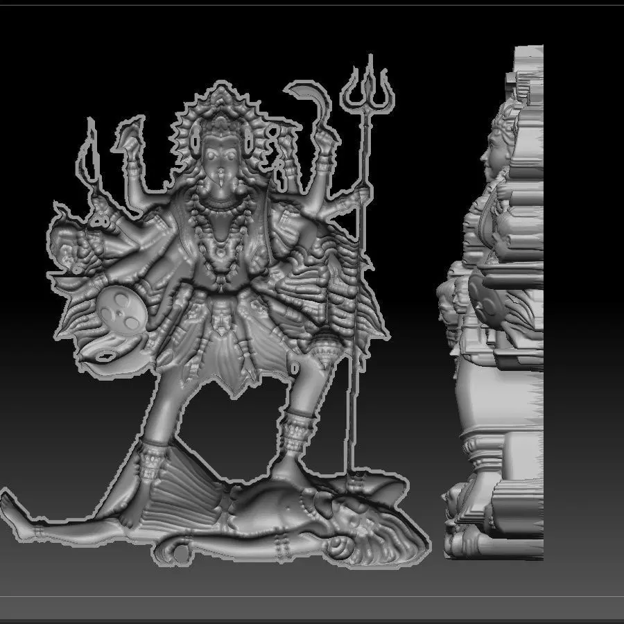 Kali ma 3D print model_1