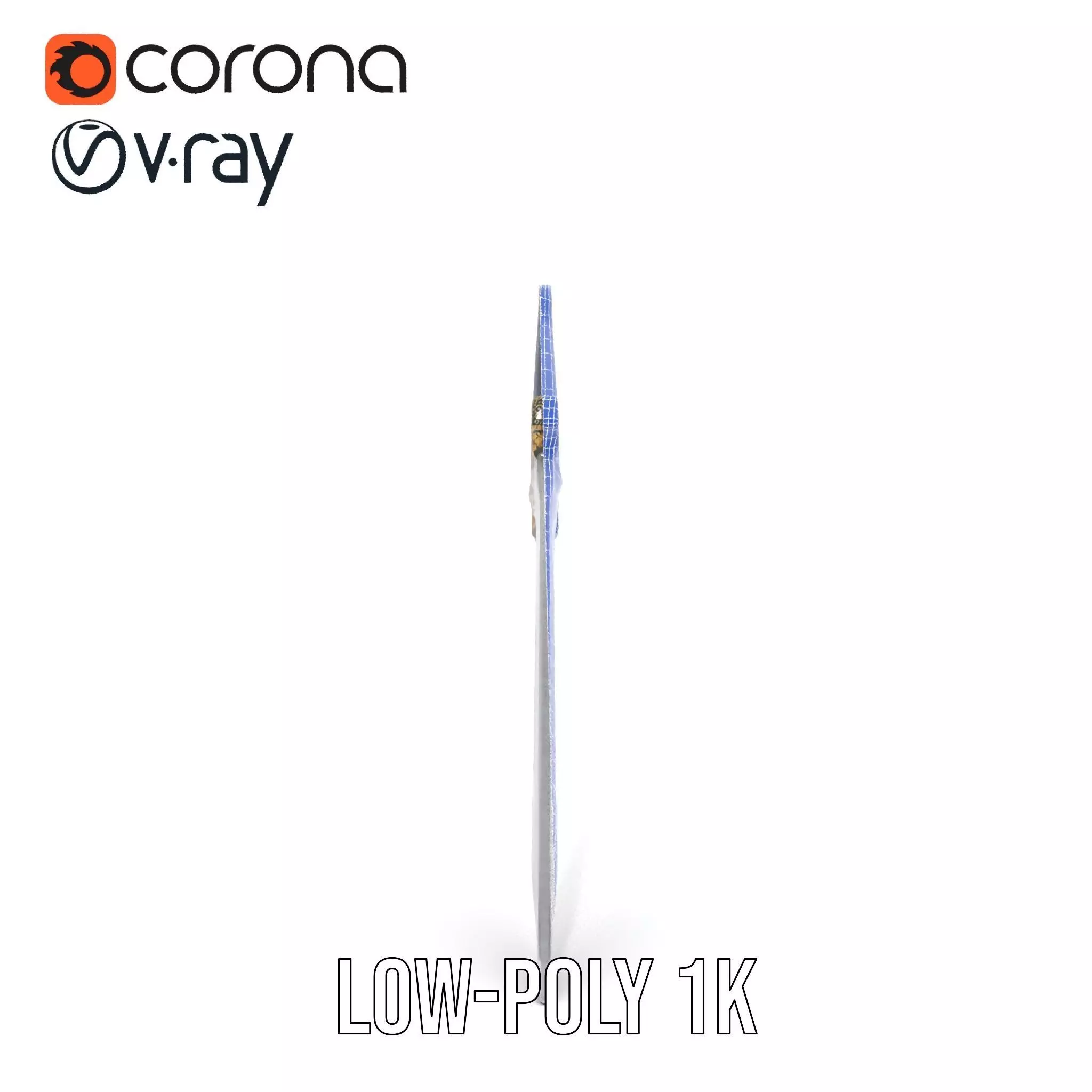 Excalibur Sword Ornate model pack Low-poly 3D model_29