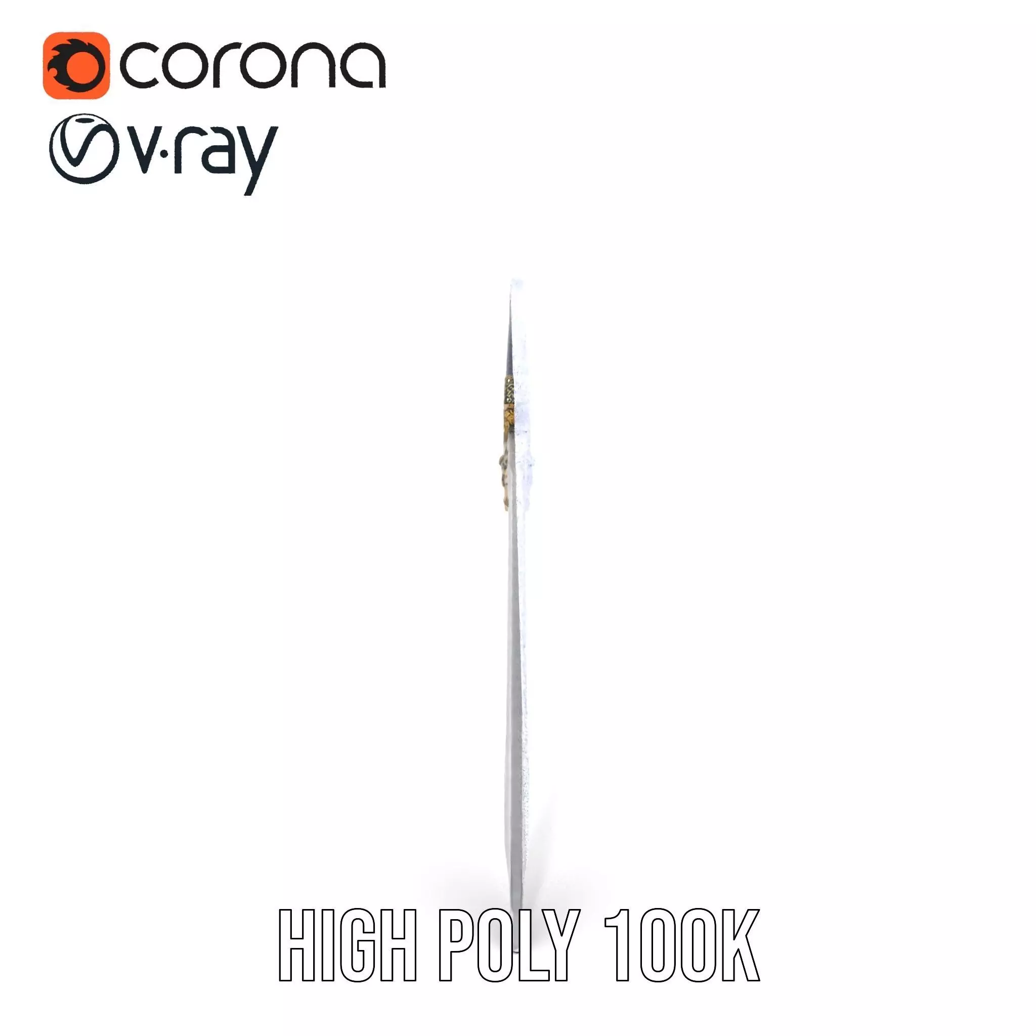 Excalibur Sword Ornate model pack Low-poly 3D model_33