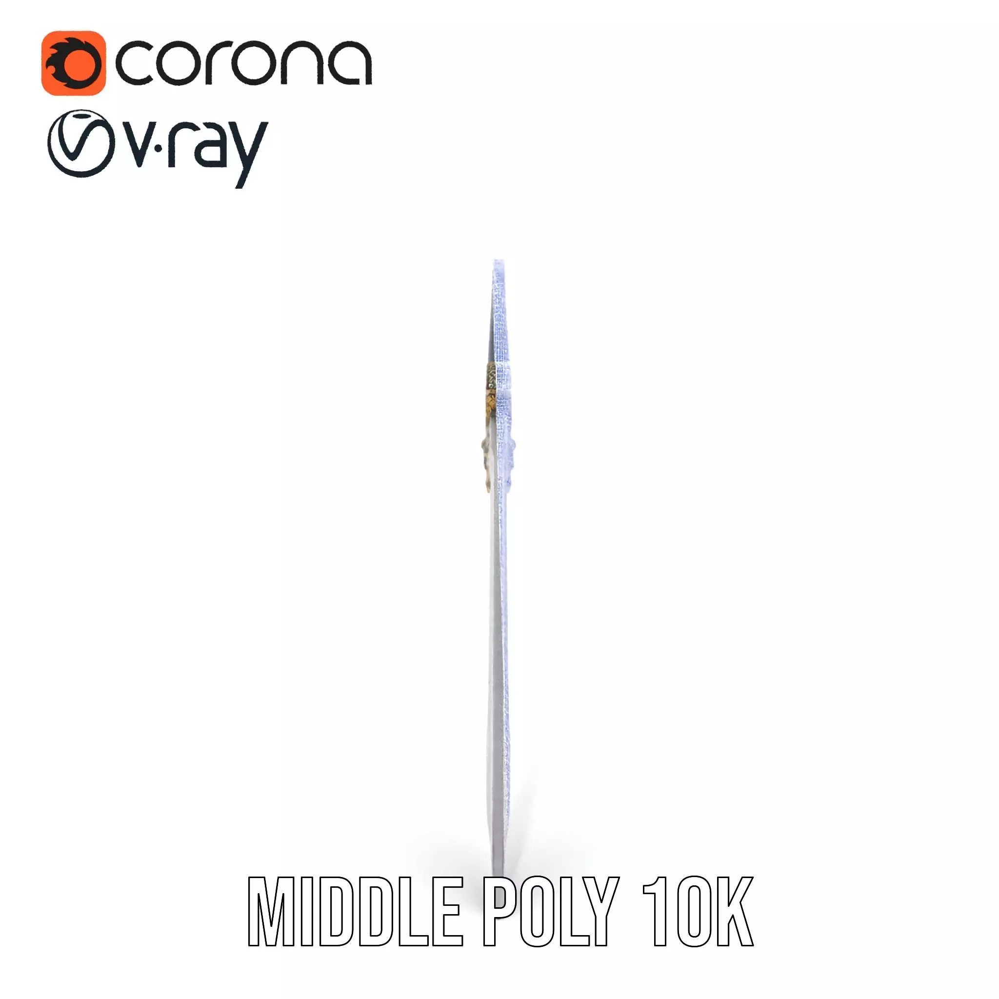 Excalibur Sword Ornate model pack Low-poly 3D model_31