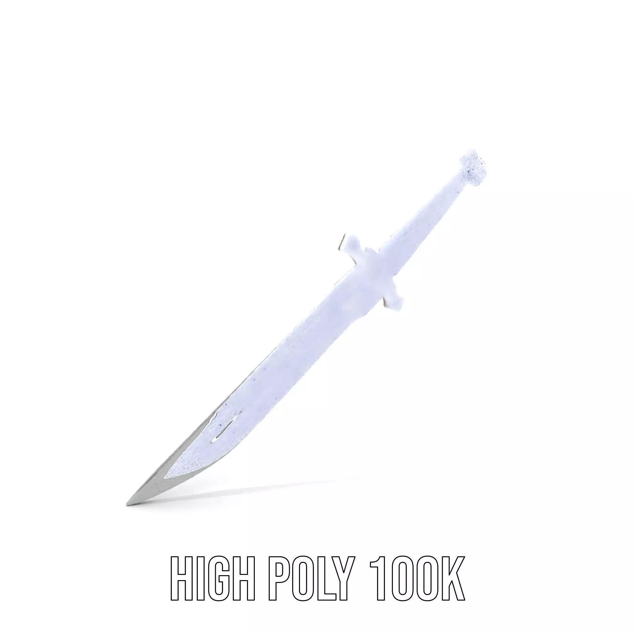 Excalibur Sword Ornate model pack Low-poly 3D model_5