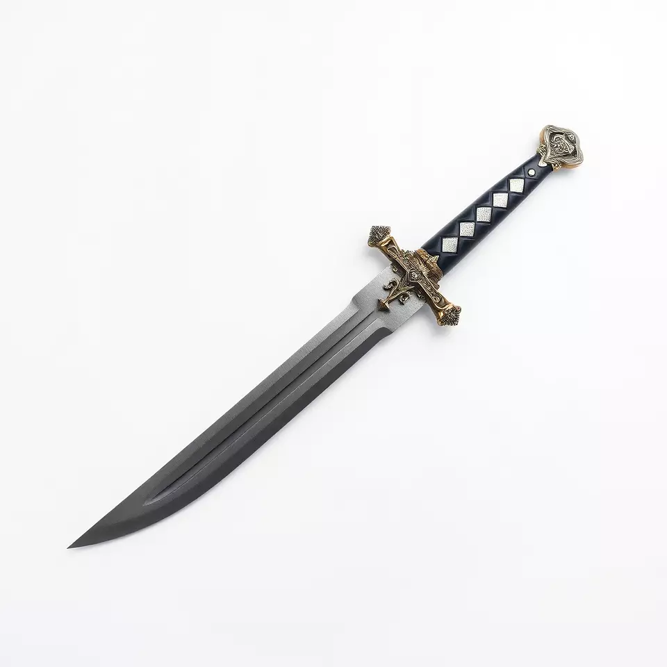 Excalibur Sword Ornate model pack Low-poly 3D model_3