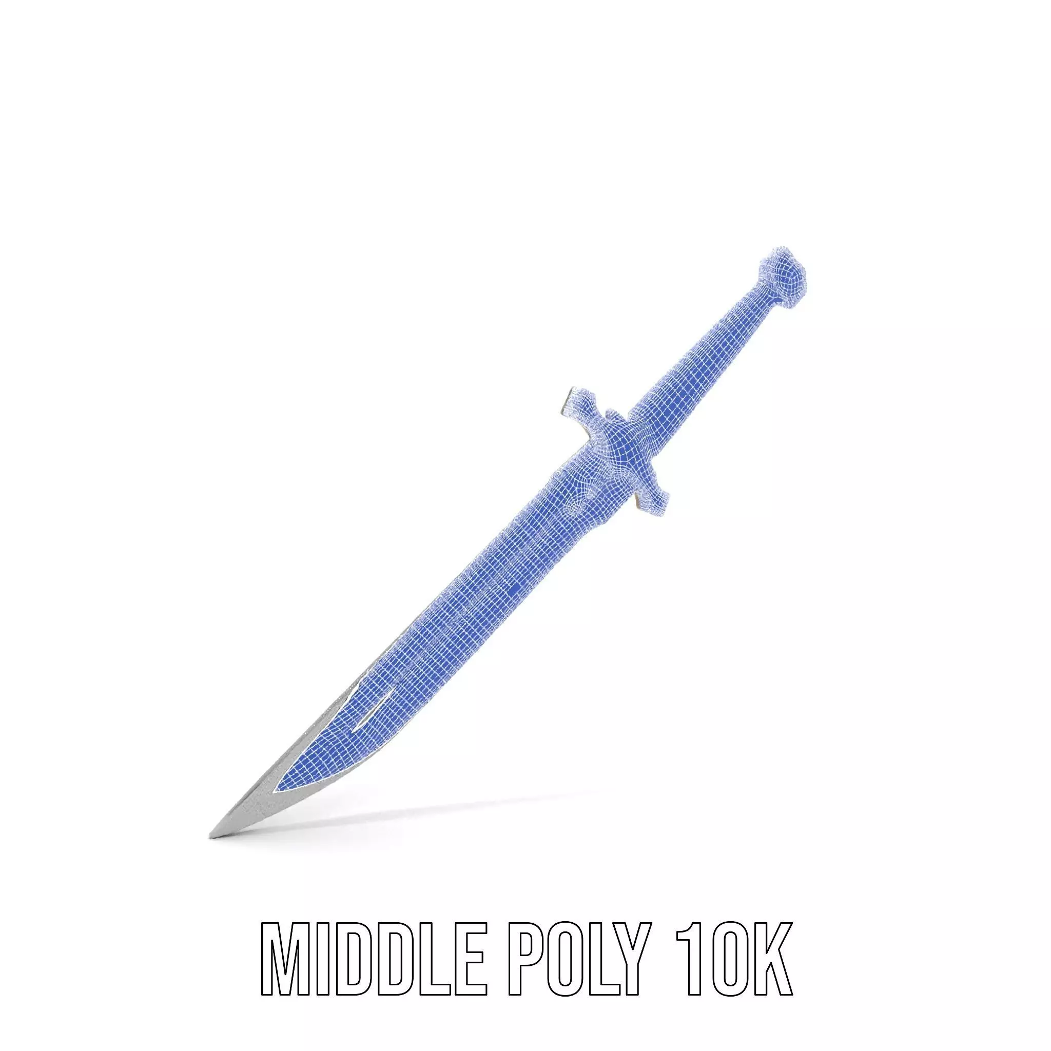Excalibur Sword Ornate model pack Low-poly 3D model_12