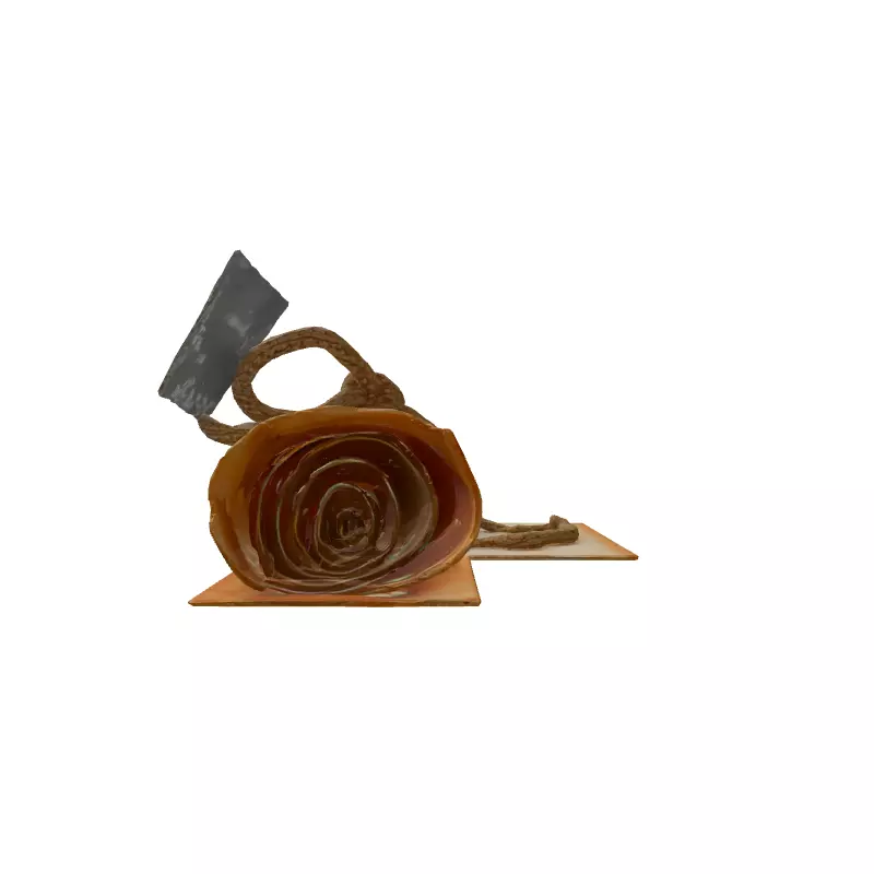 Realistic Rolled Parchment Scroll 3D Model Low-poly 3D model_7