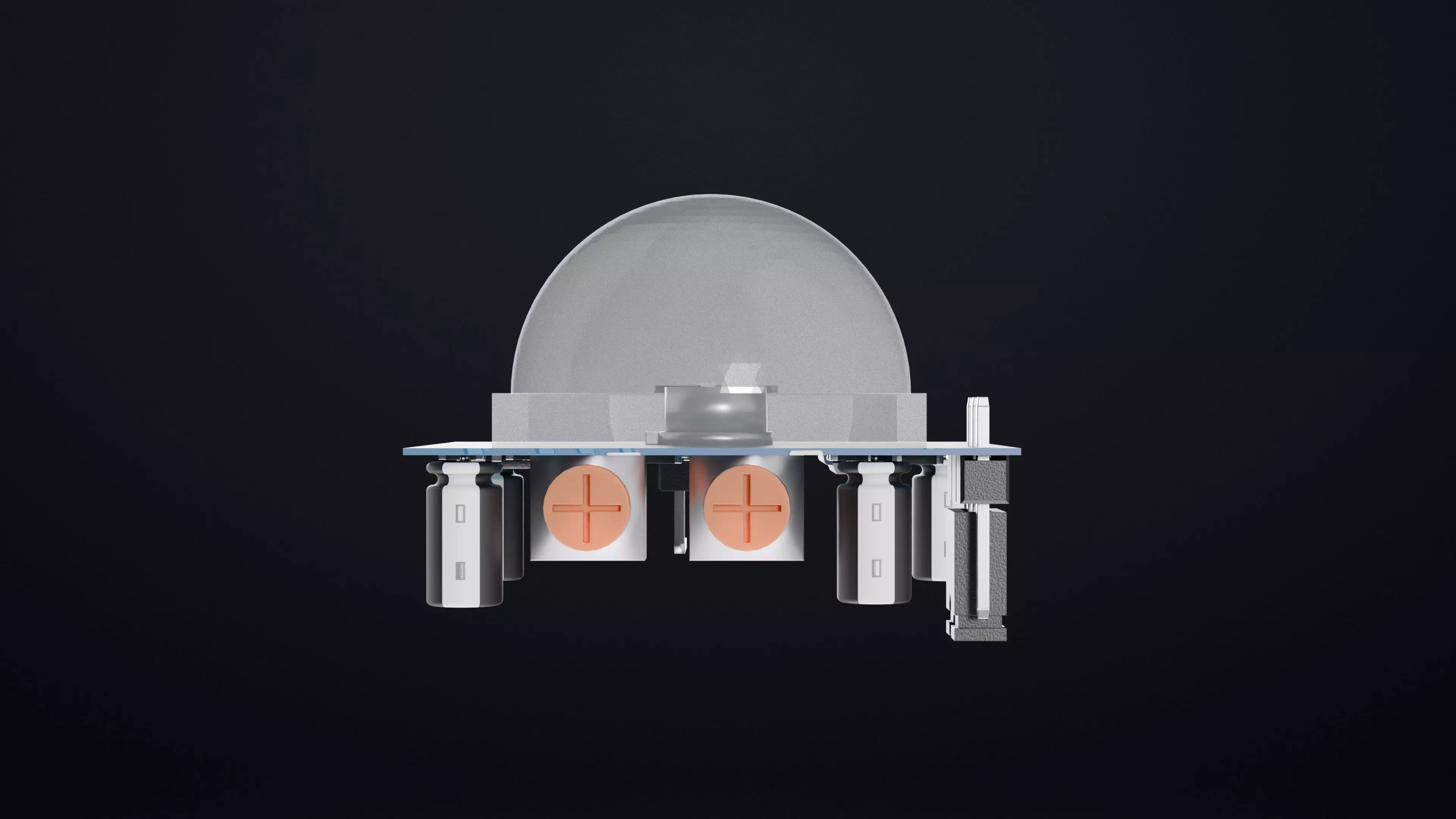 PIR Motion Sensor Module 3D Model for Arduino IoT Projects 3D model_7