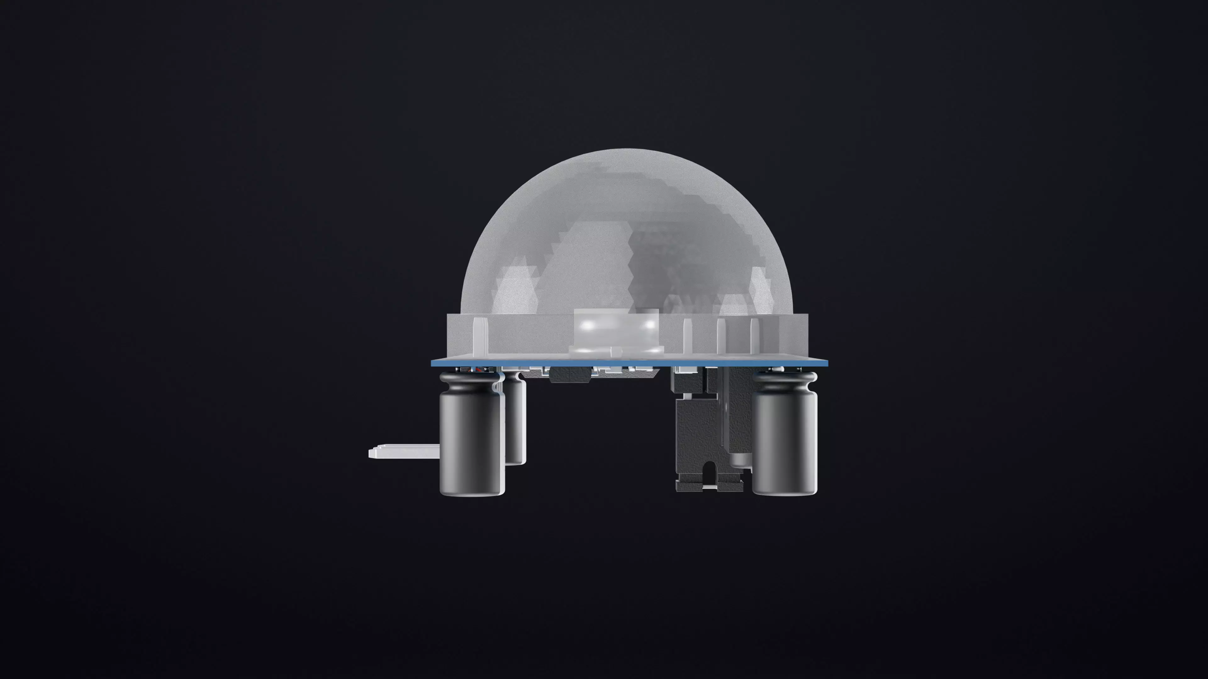 PIR Motion Sensor Module 3D Model for Arduino IoT Projects 3D model_6