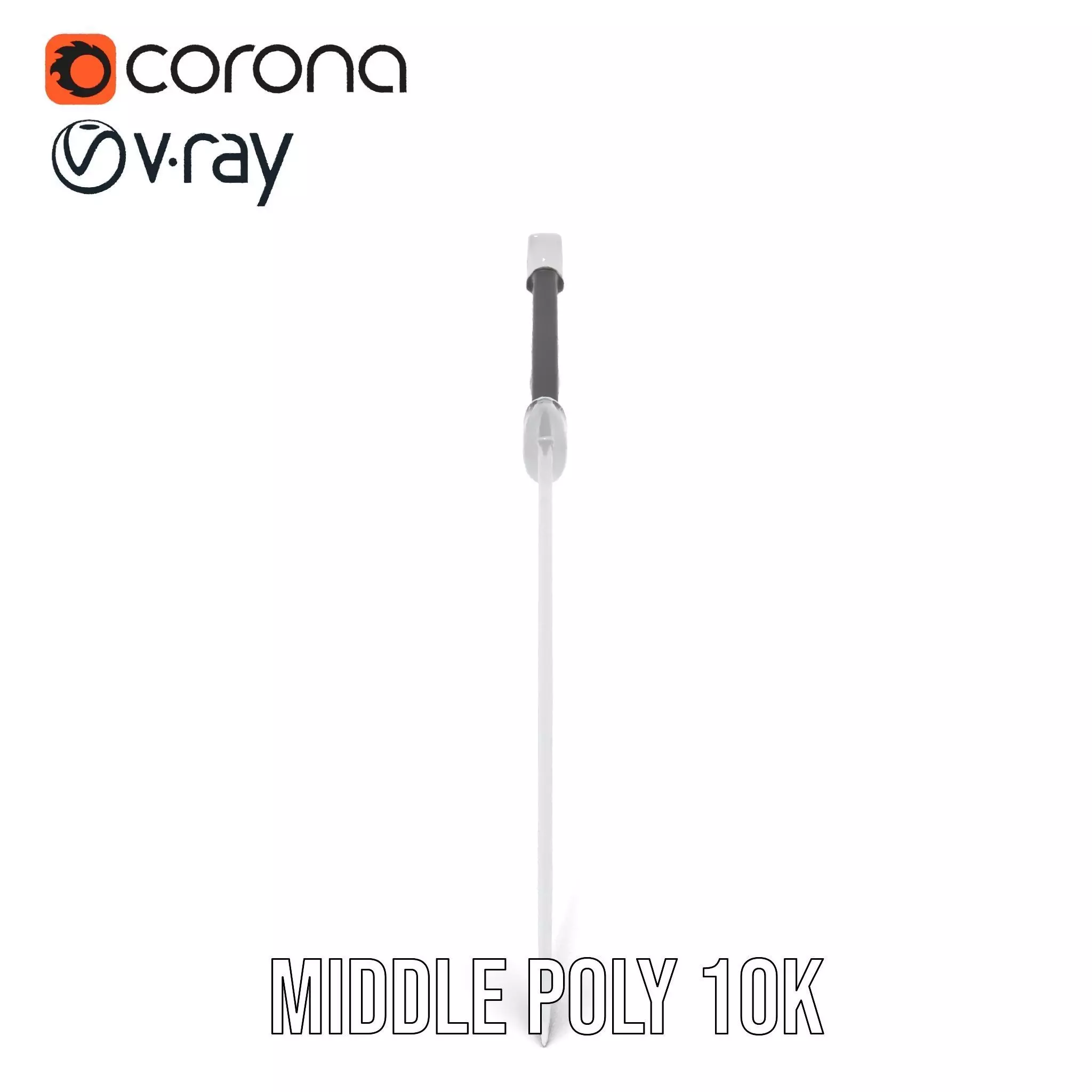 Elegant Black Sword model pack Low-poly 3D model_21