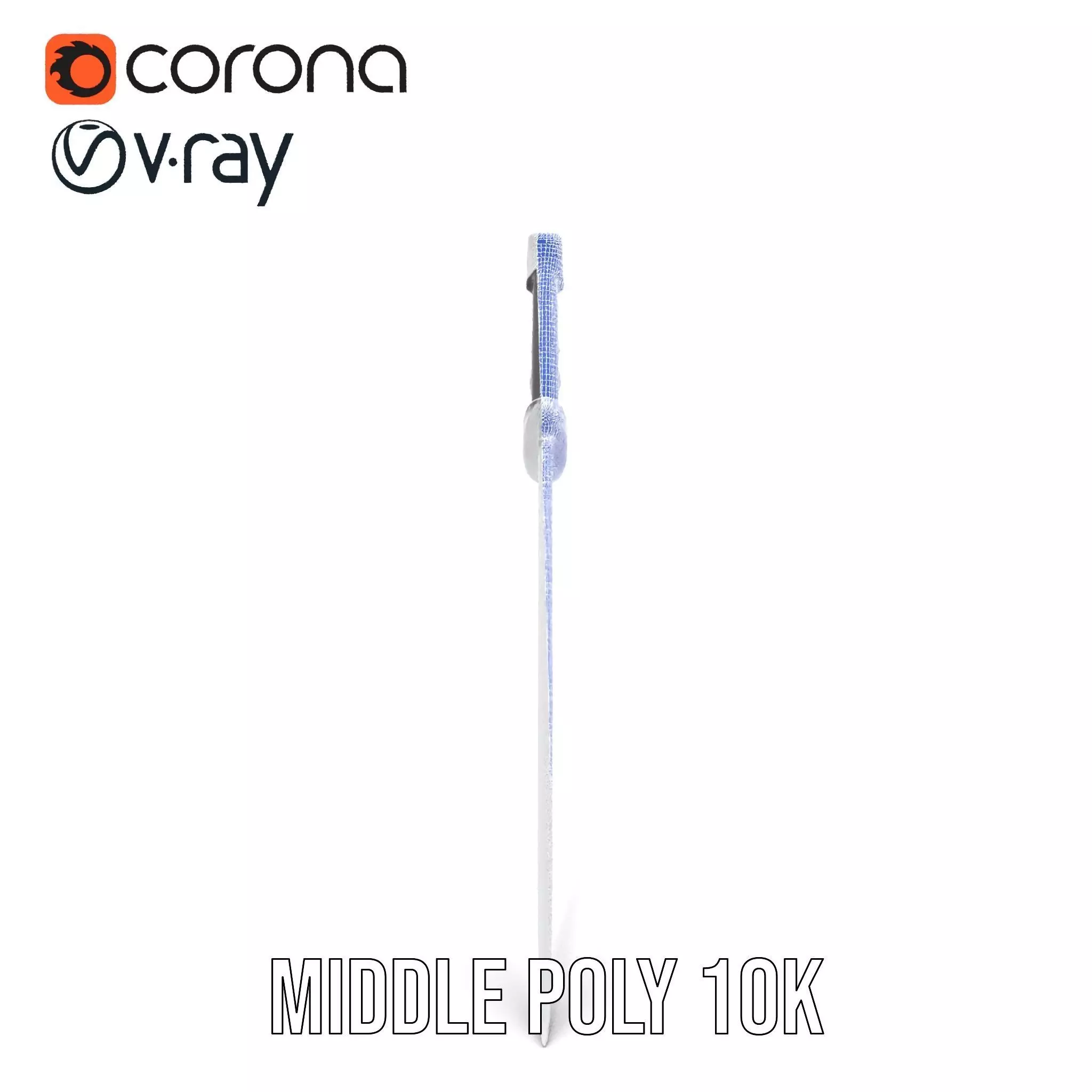 Elegant Black Sword model pack Low-poly 3D model_24