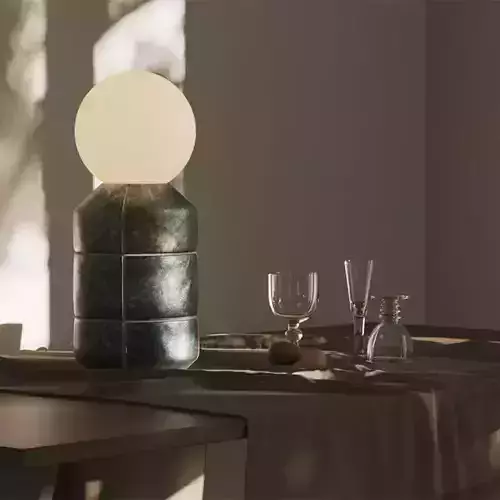 Navazi Large  Small Table Lamp Set 