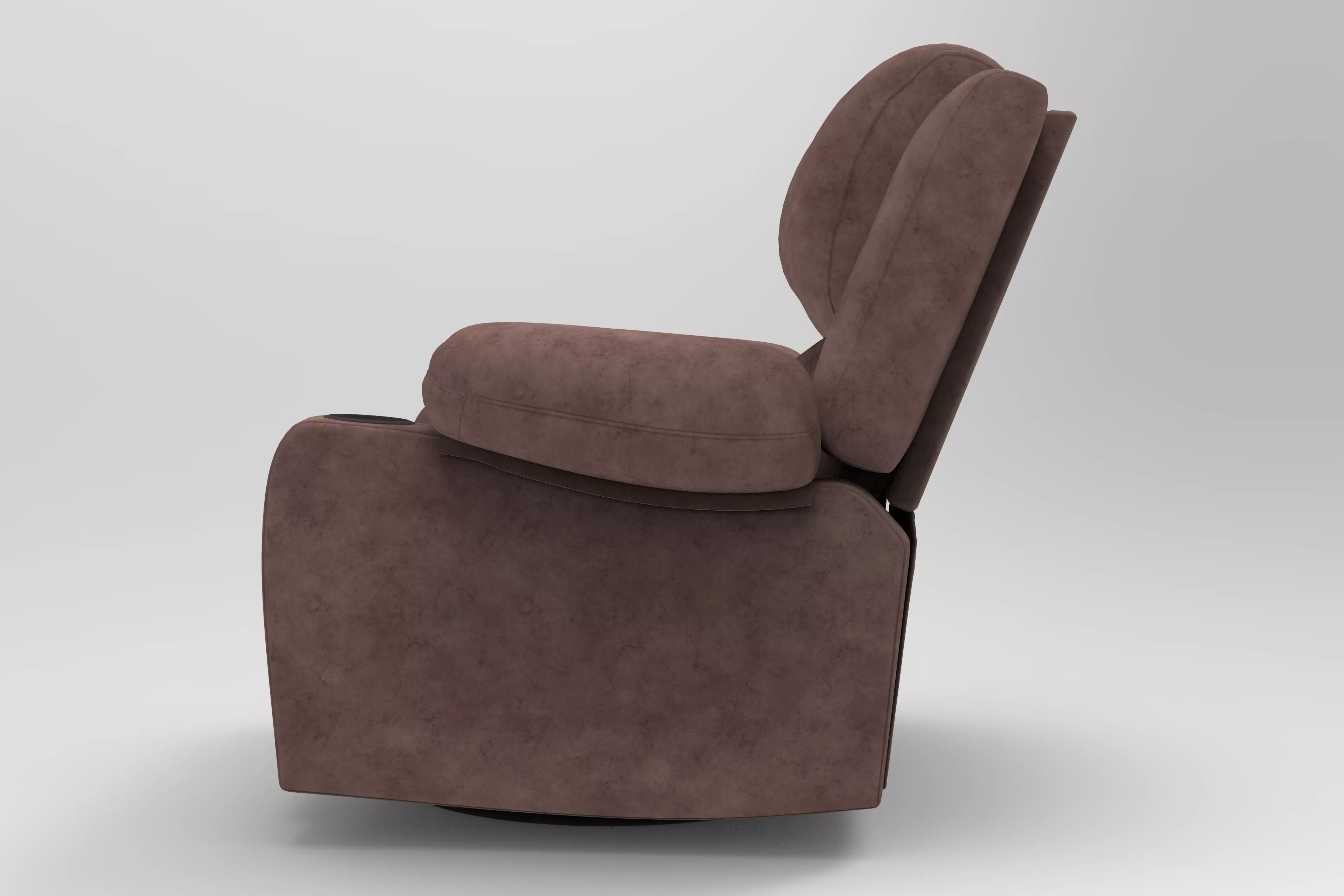 Recliner Chair Low-poly 3D model_5