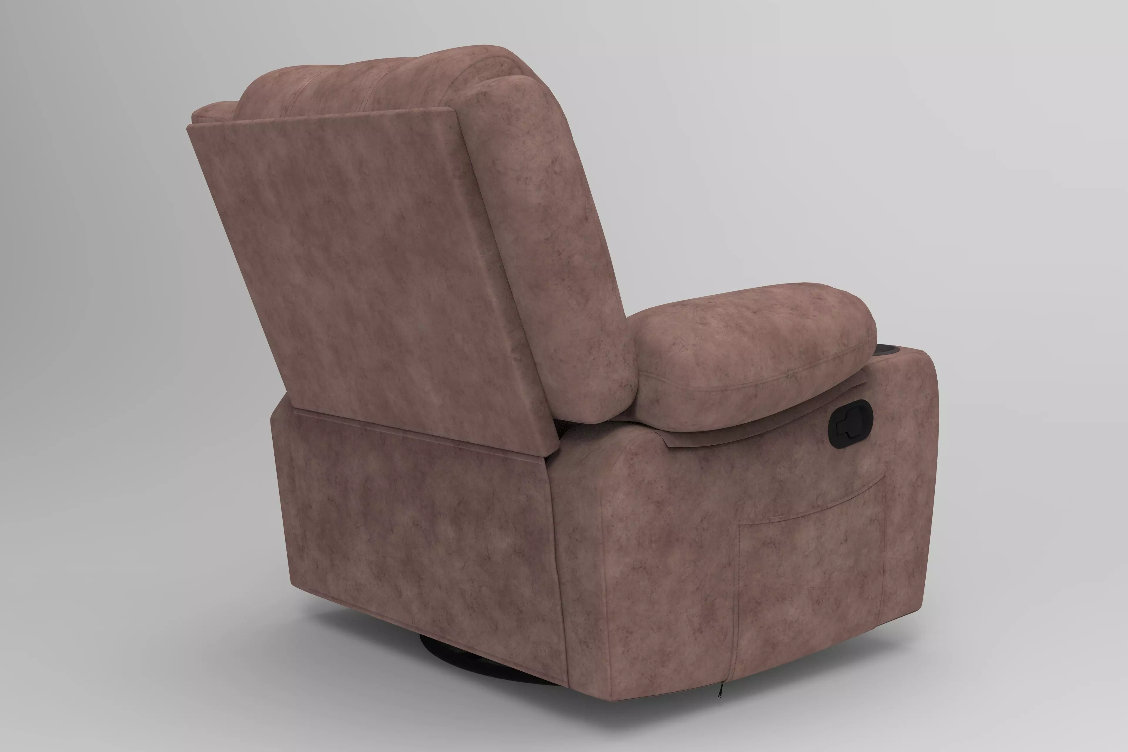 Recliner Chair Low-poly 3D model_11