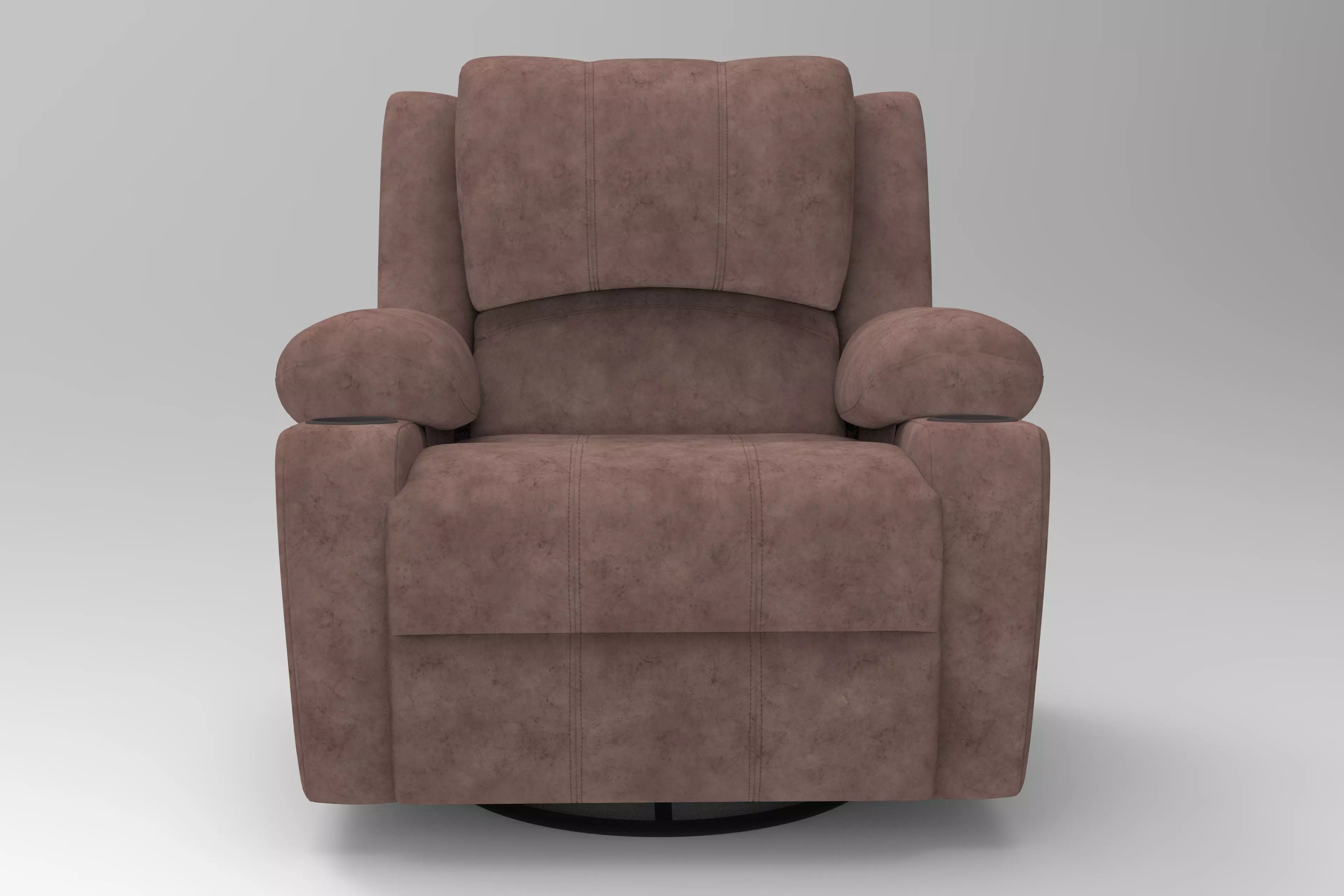 Recliner Chair Low-poly 3D model_3