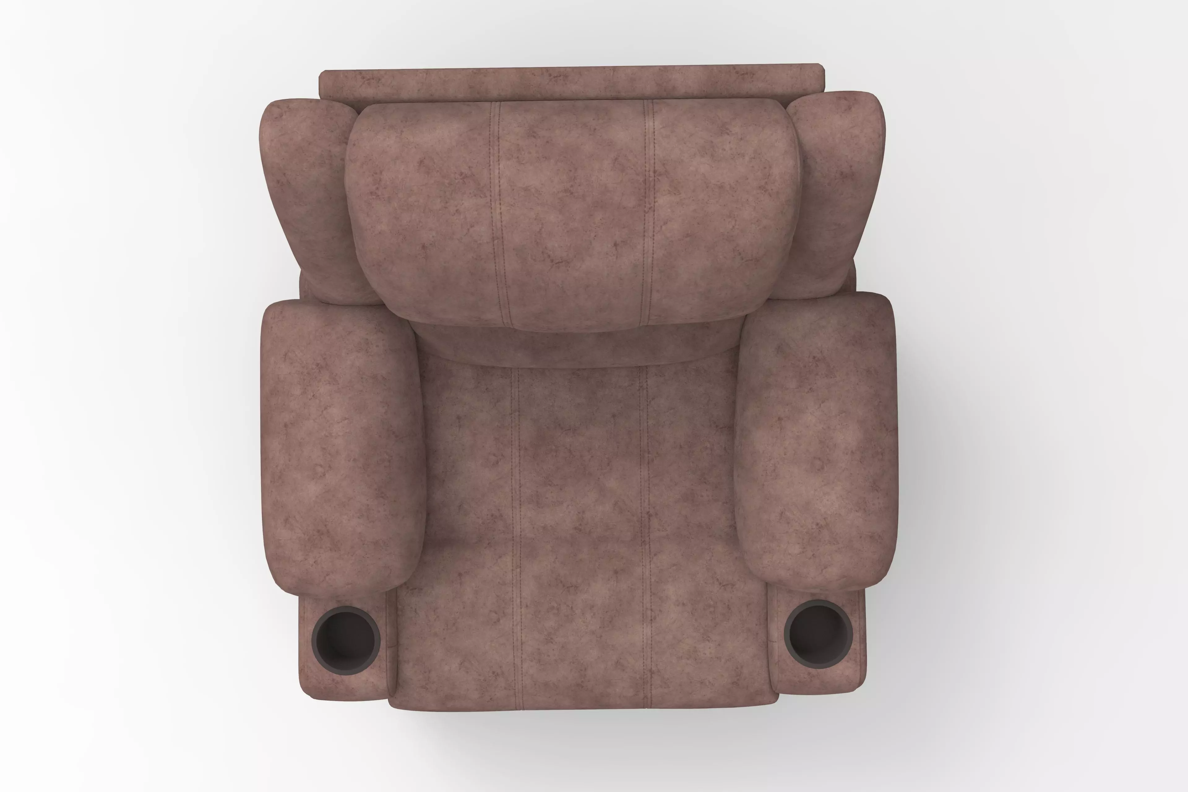 Recliner Chair Low-poly 3D model_13