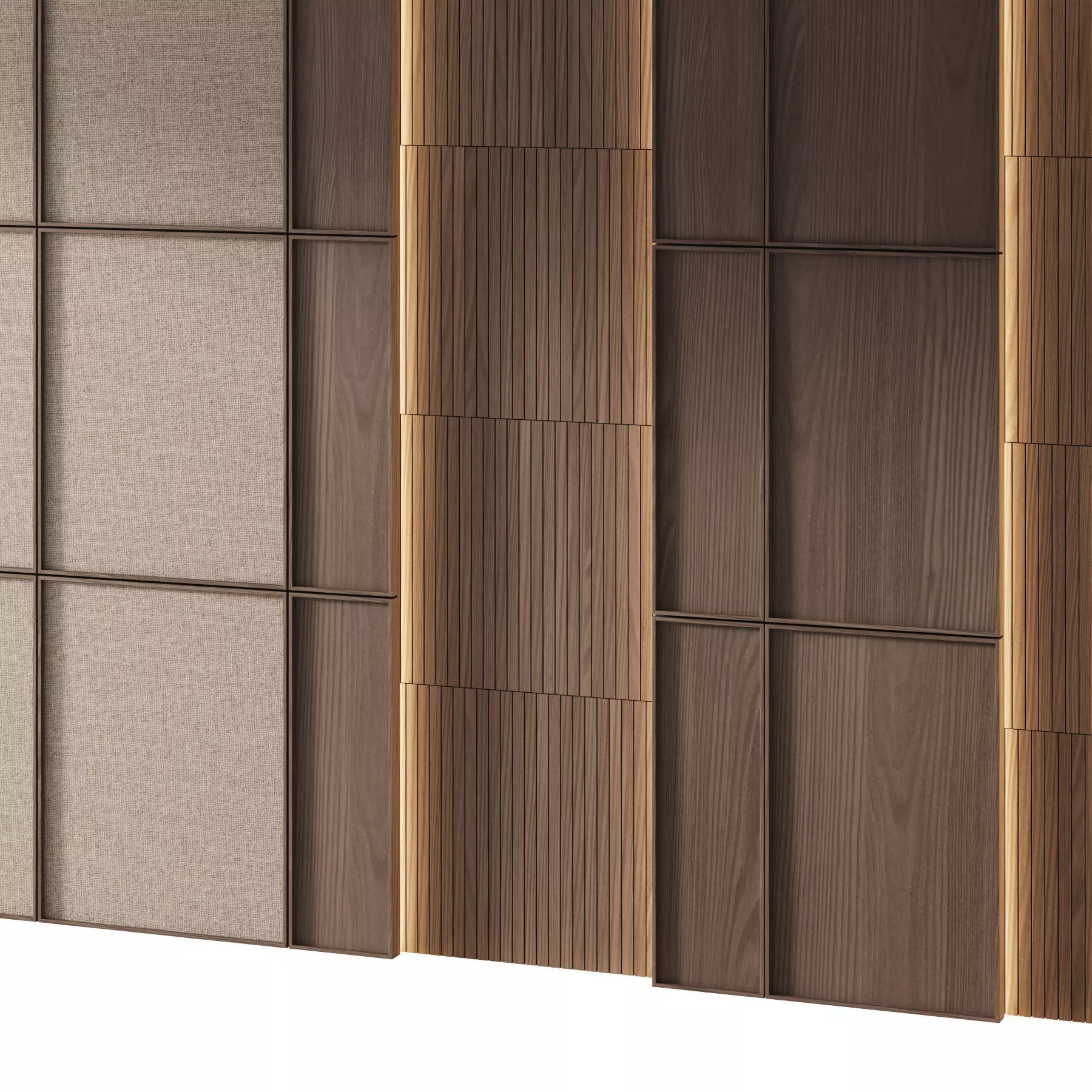 Decorative V75 Wall Panels 3D model_2