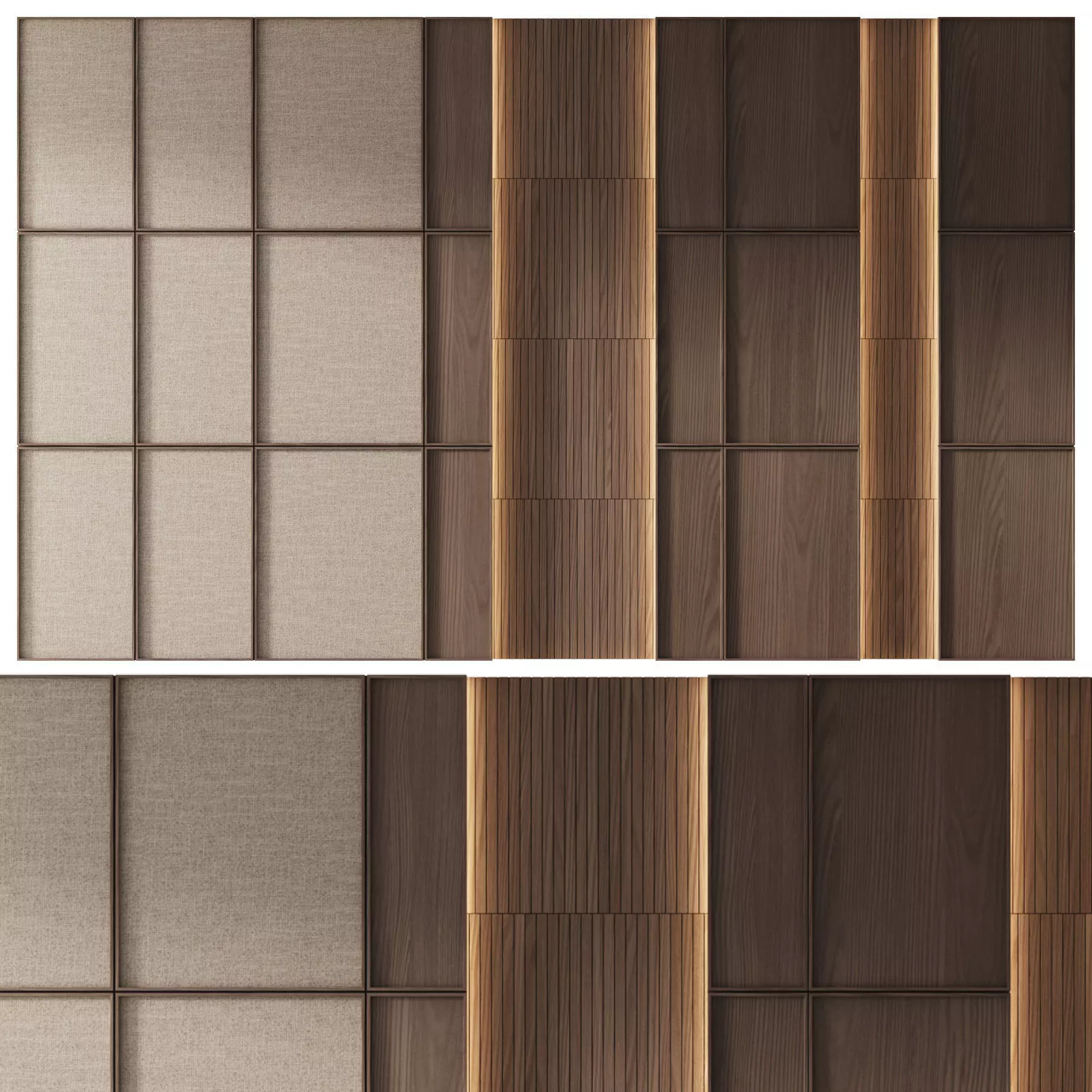 Decorative V75 Wall Panels 3D model_1