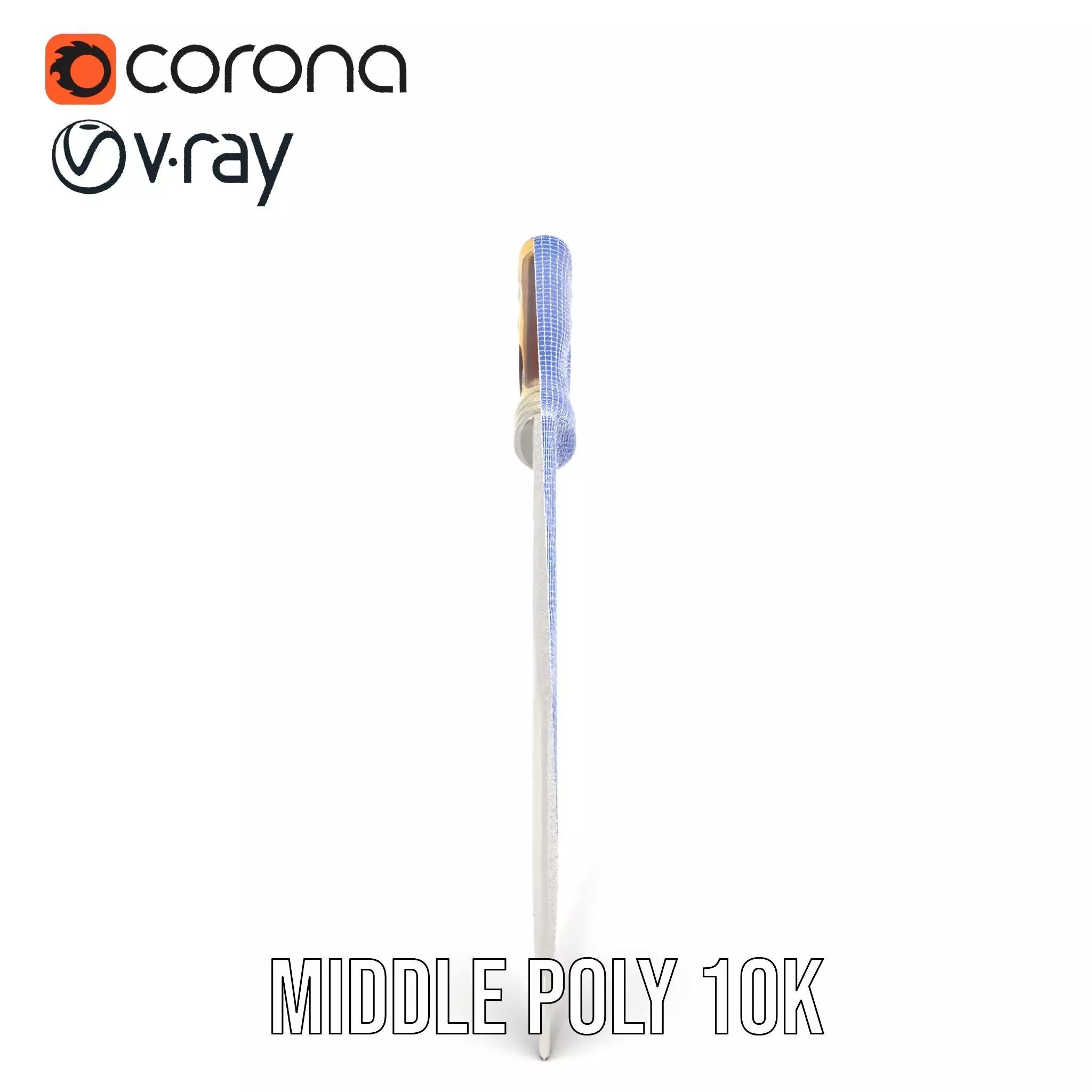 Elegant Tactical Knife model pack Low-poly 3D model_15