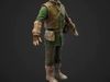 Villager Adventurer Low-poly 3D model_1