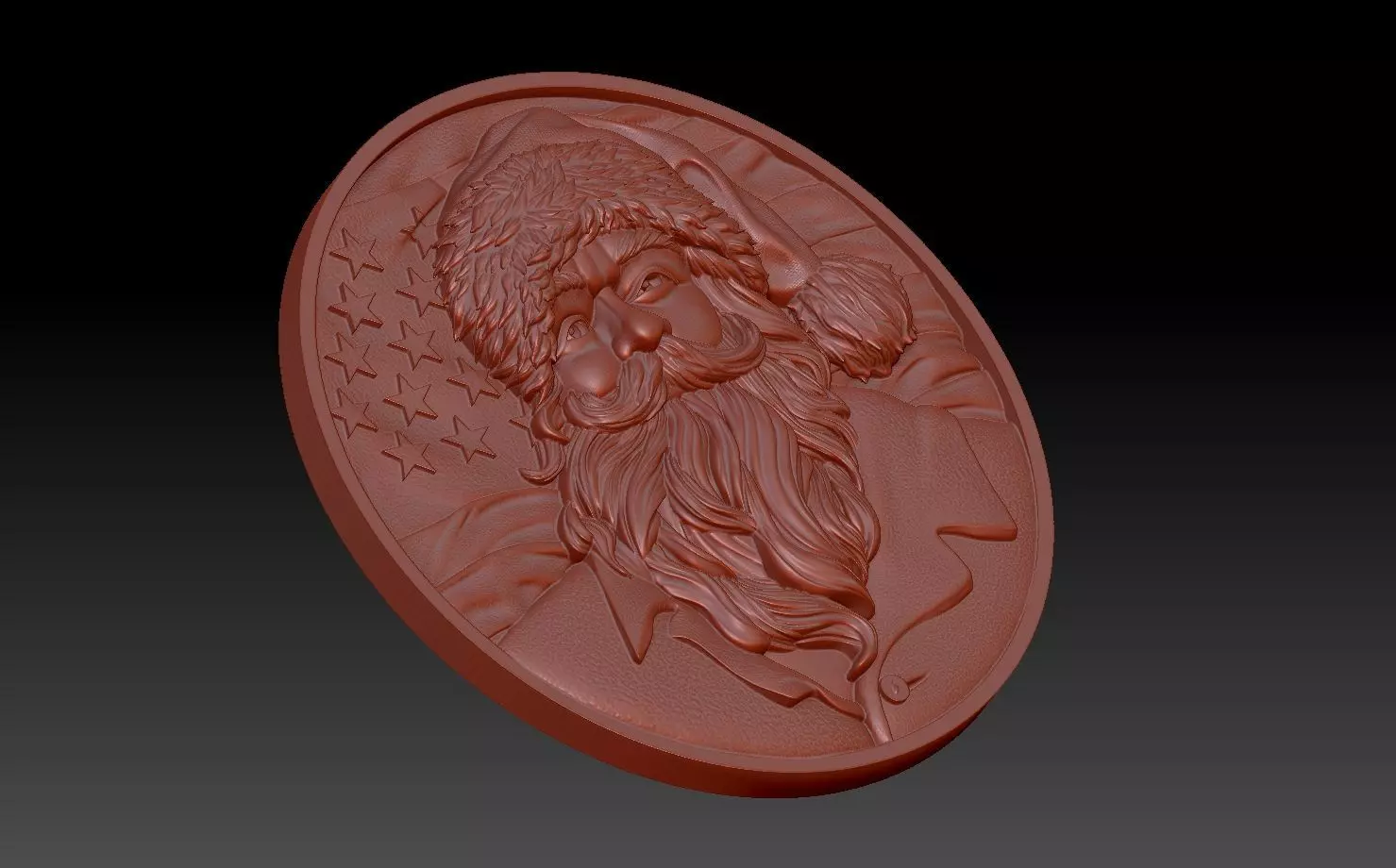 Santa claus 3D print model_3