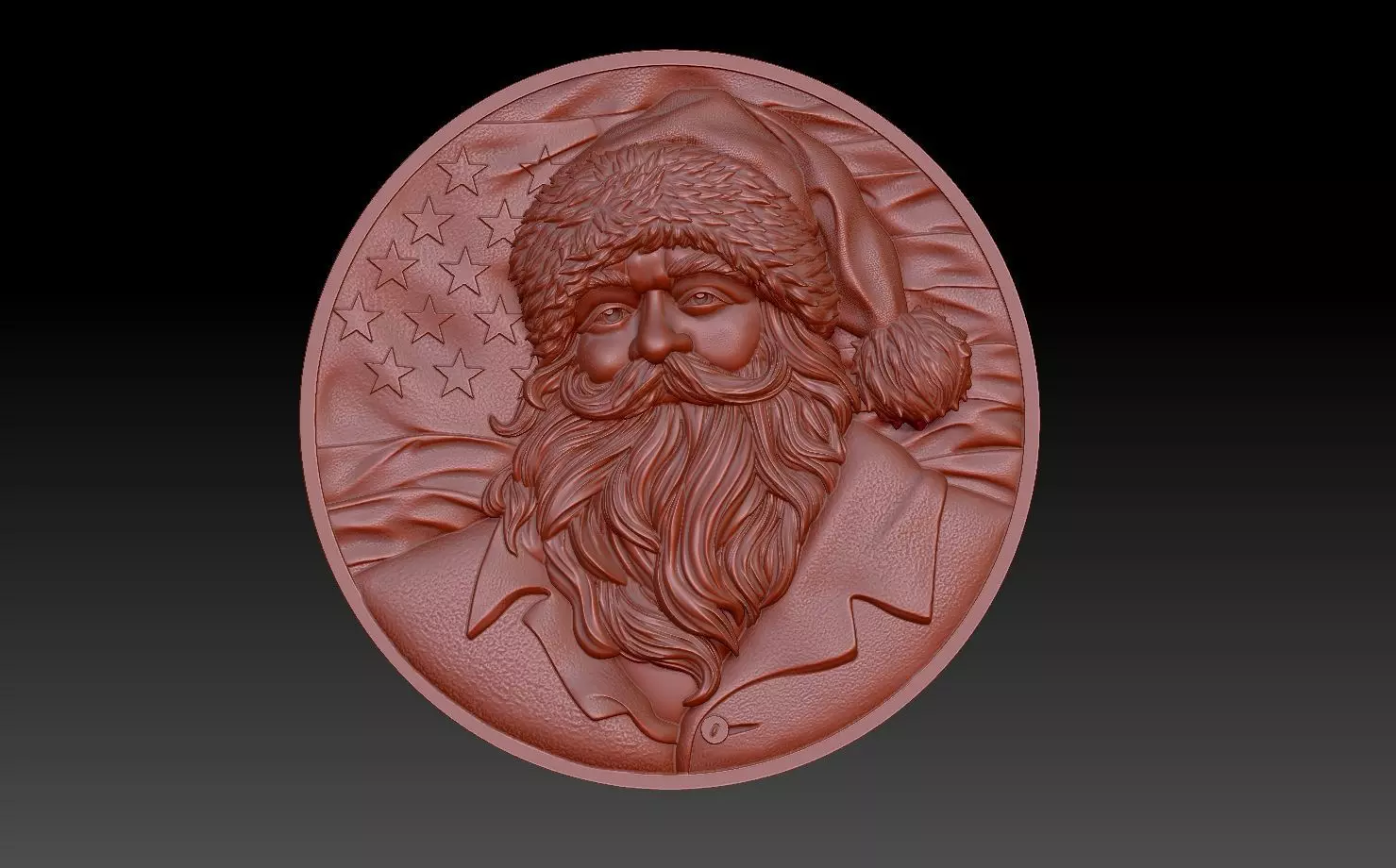 Santa claus 3D print model_1
