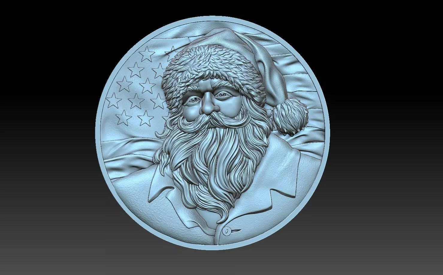 Santa claus 3D print model_0