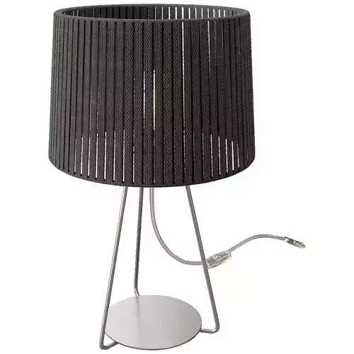 Drum Shade Table Lamp