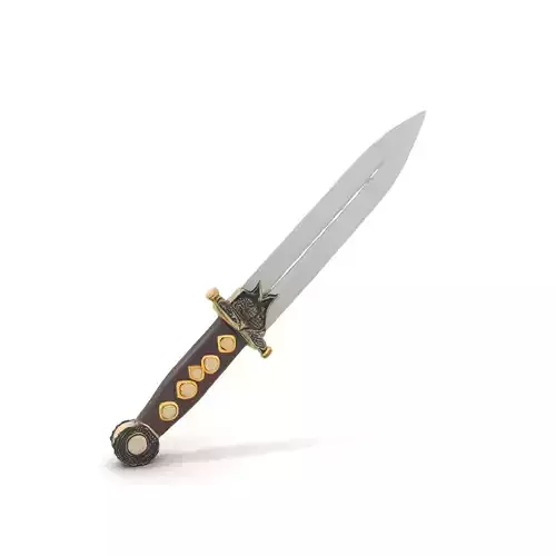 Elegant Warrior Sword model pack Low-poly 3D model
