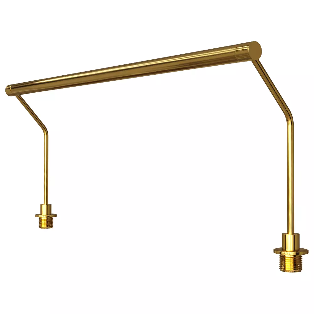 Ductus Brass Table Lamp Low-poly 3D model_1