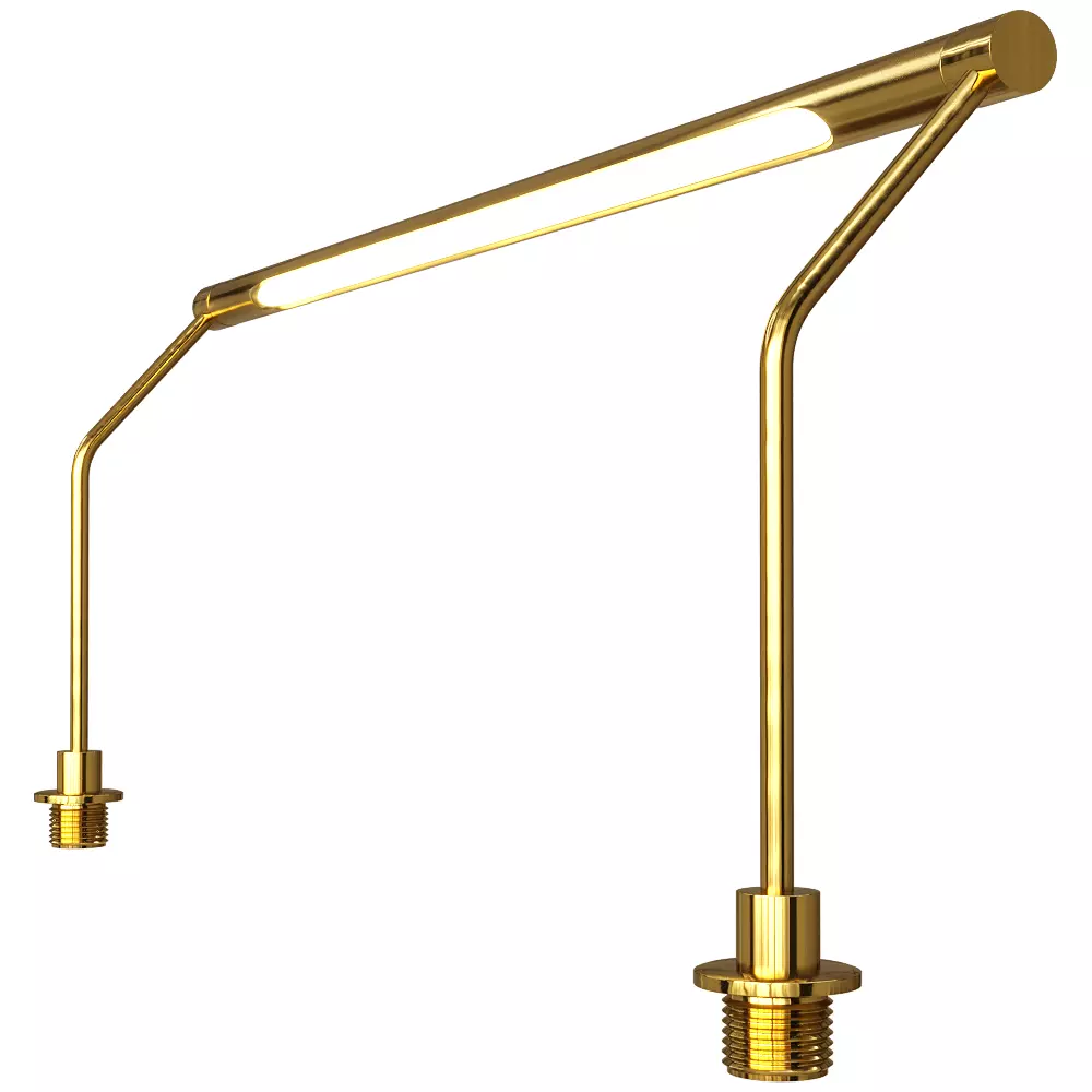 Ductus Brass Table Lamp Low-poly 3D model_0