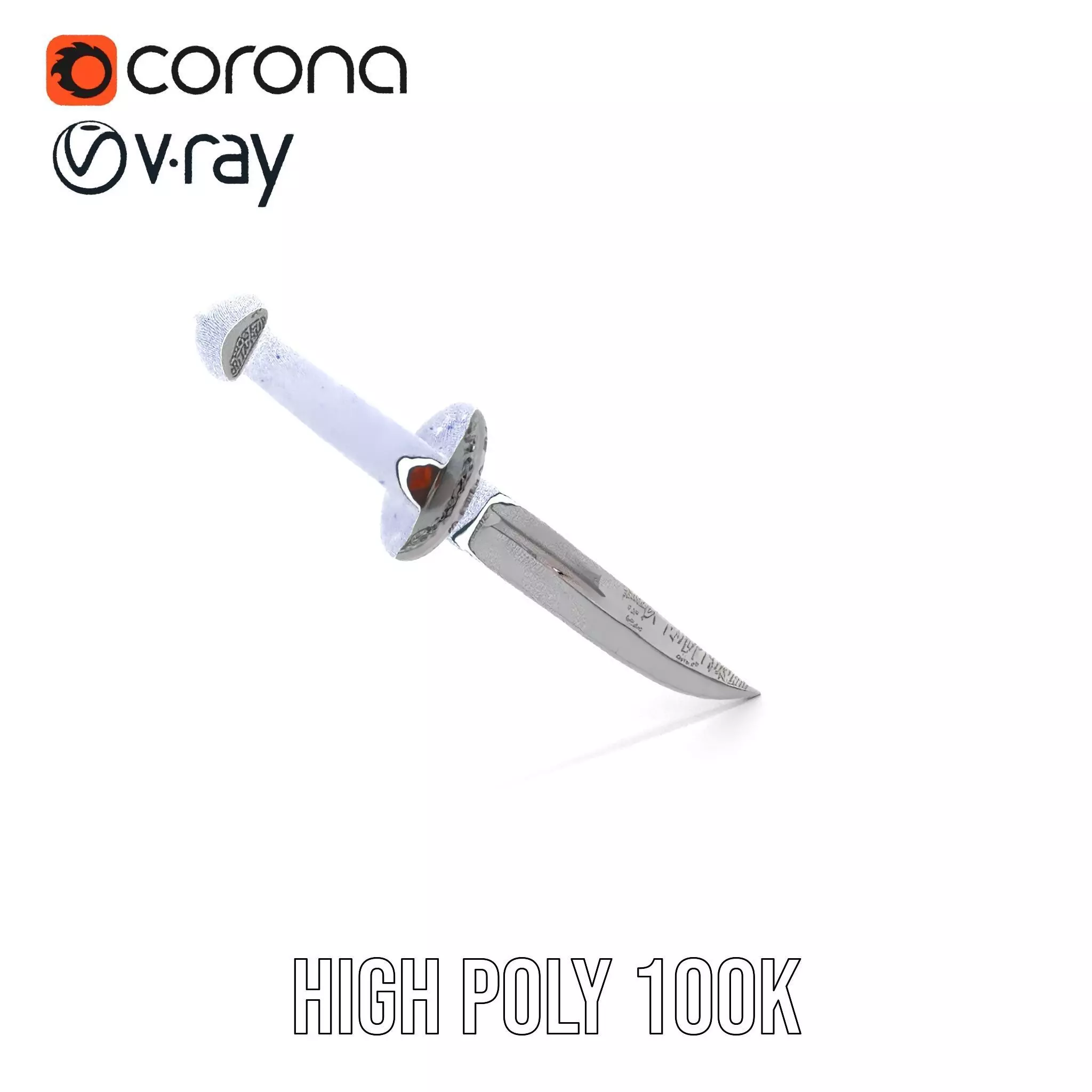 Exquisite Medieval Sword model pack Low-poly 3D model_25