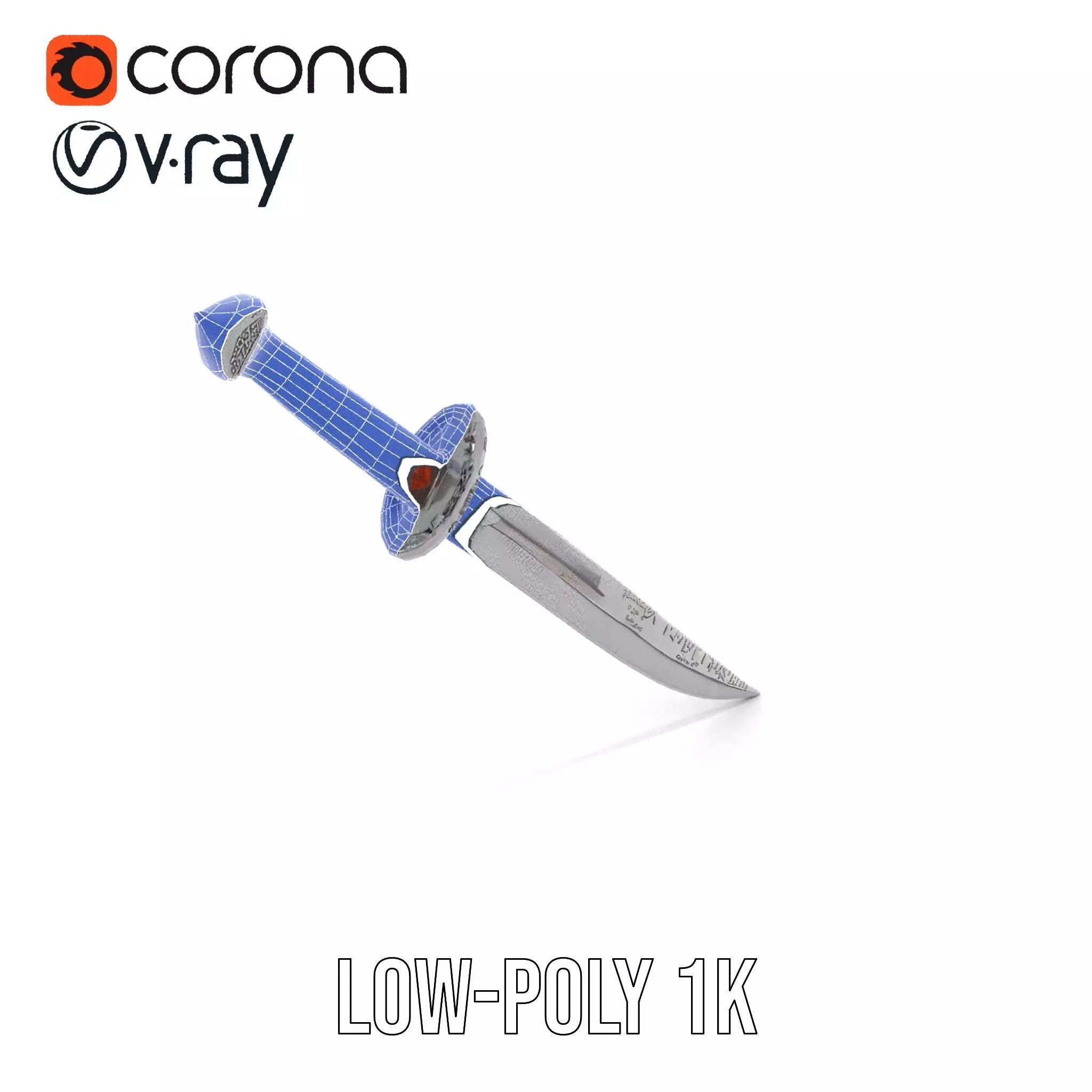 Exquisite Medieval Sword model pack Low-poly 3D model_27