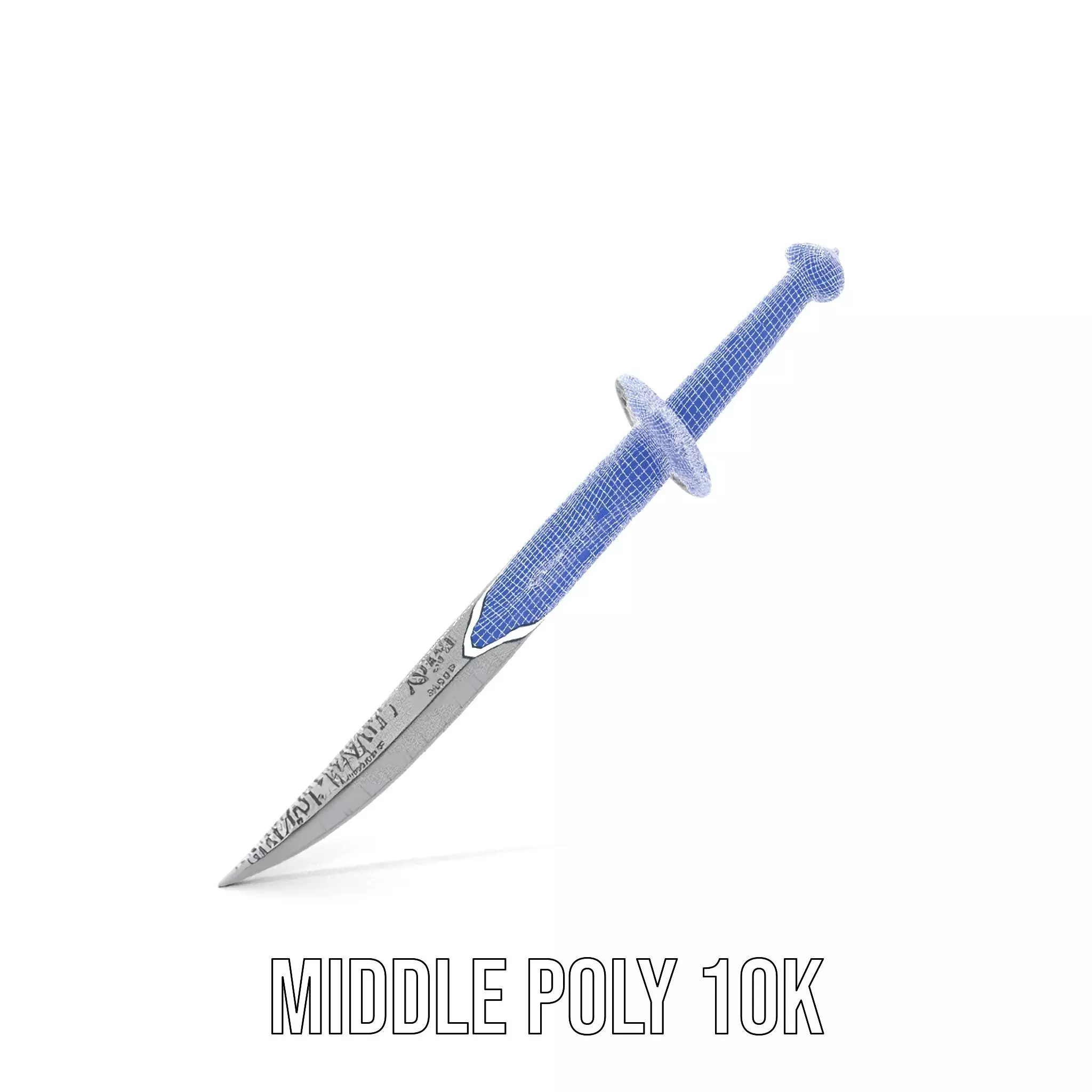 Exquisite Medieval Sword model pack Low-poly 3D model_26