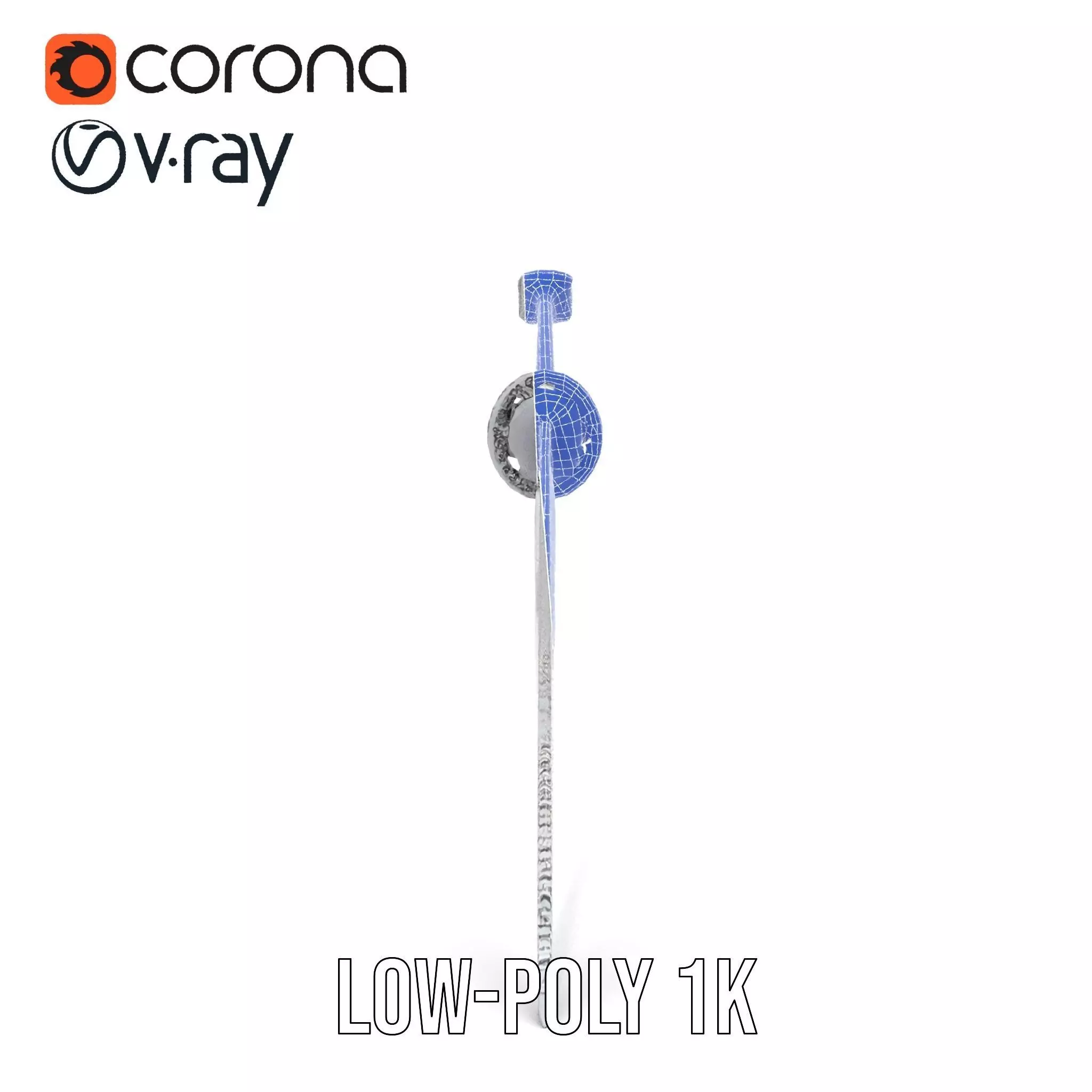 Exquisite Medieval Sword model pack Low-poly 3D model_18