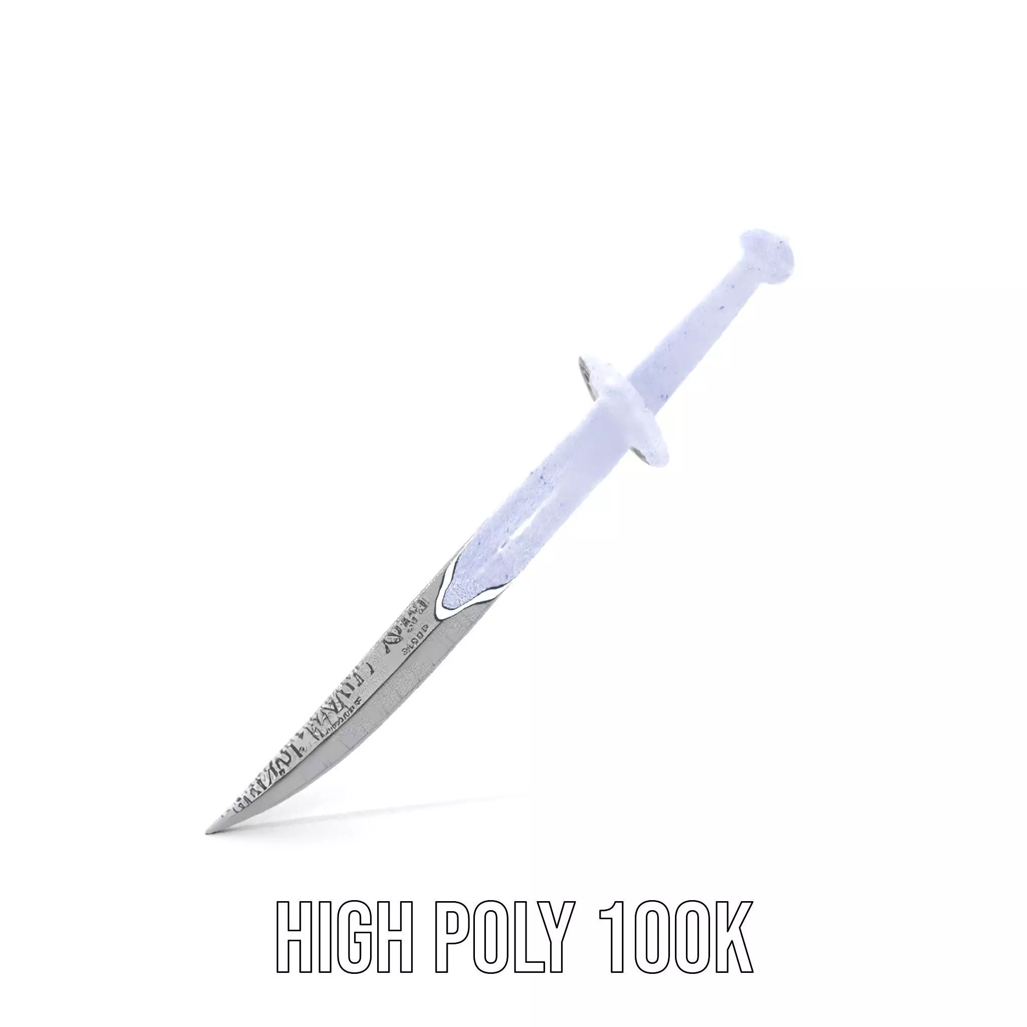 Exquisite Medieval Sword model pack Low-poly 3D model_4