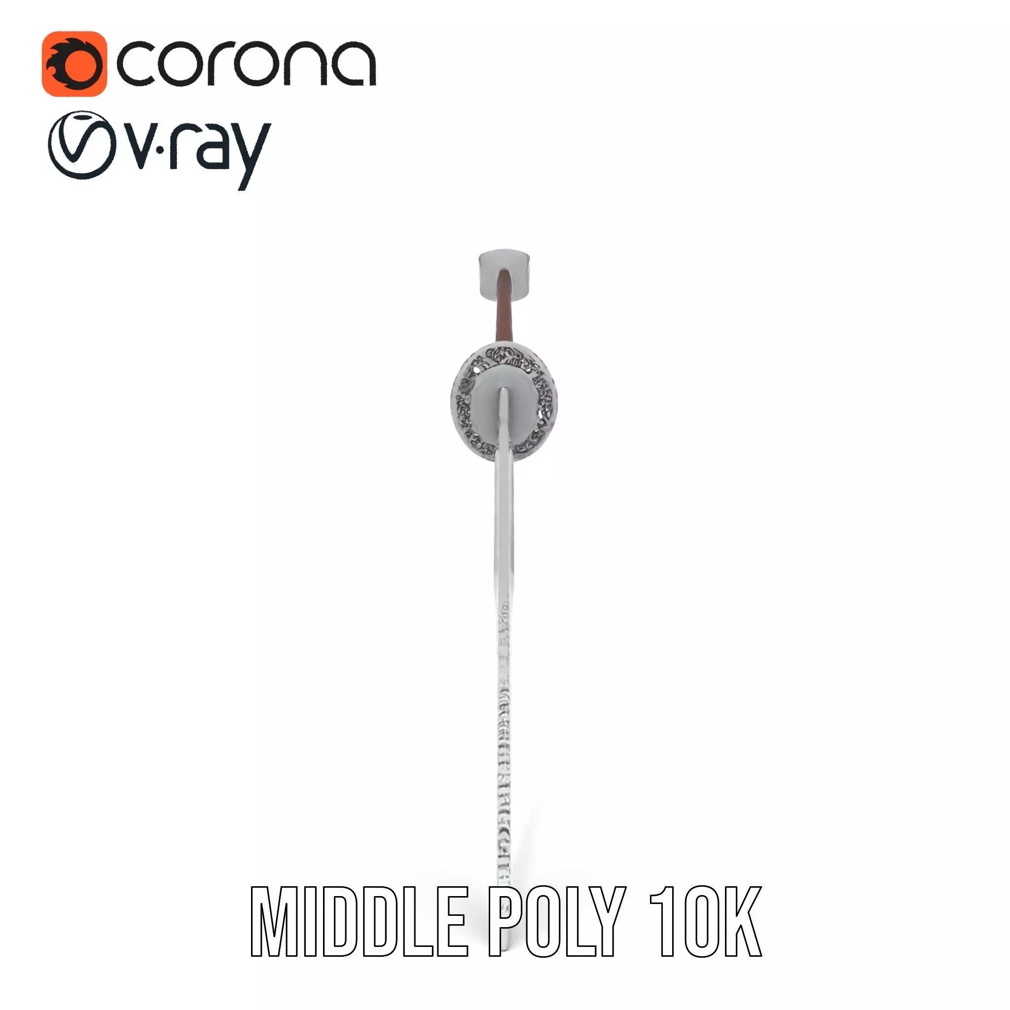 Exquisite Medieval Sword model pack Low-poly 3D model_23