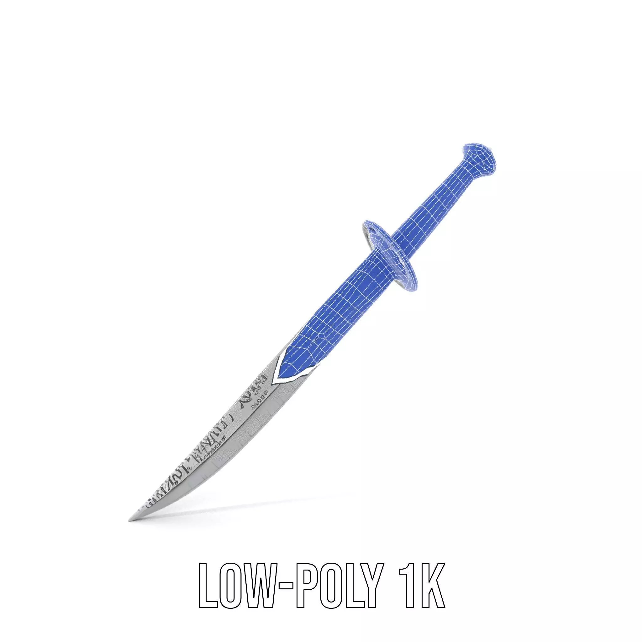 Exquisite Medieval Sword model pack Low-poly 3D model_13
