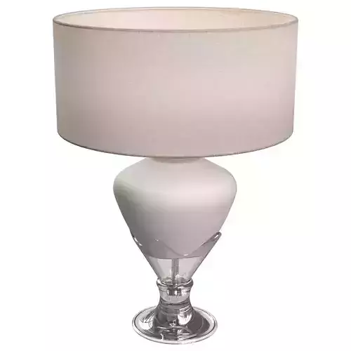 Classic Ceramic and Glass Table Lamp Low-poly 3D model Classic Ceramic and Glass Table Lamp Low-poly 3D model