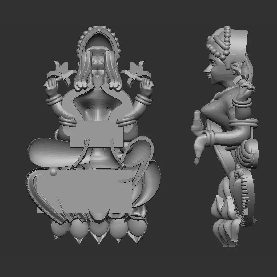 Laxmi Ji  3D print model_1