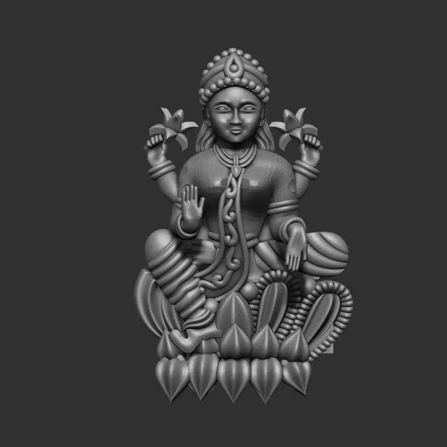 Laxmi Ji  3D print model_0