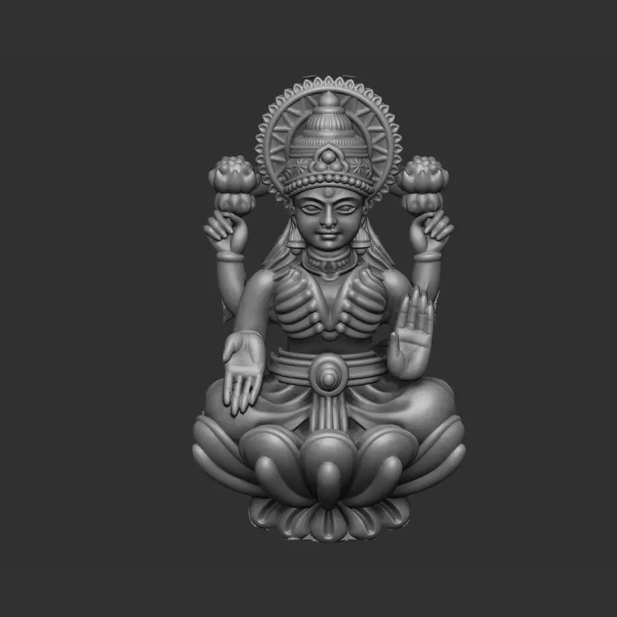 Laxmi Ji  3D print model_0