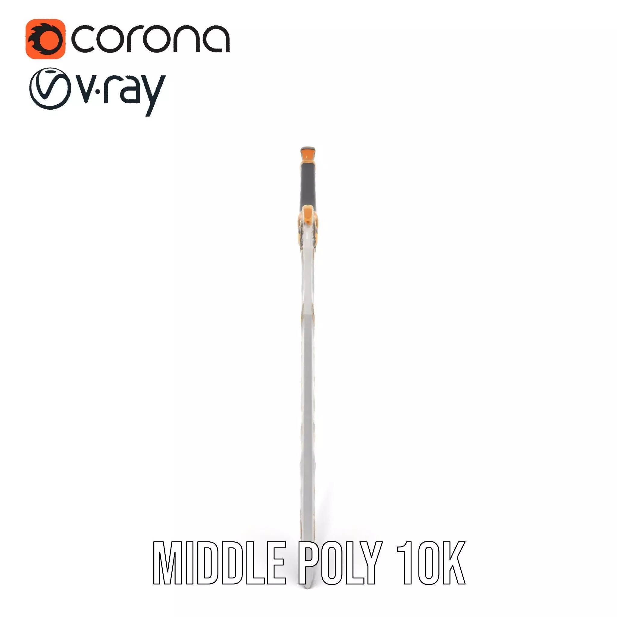 Enchanted Gold Dagger model pack Low-poly 3D model_22